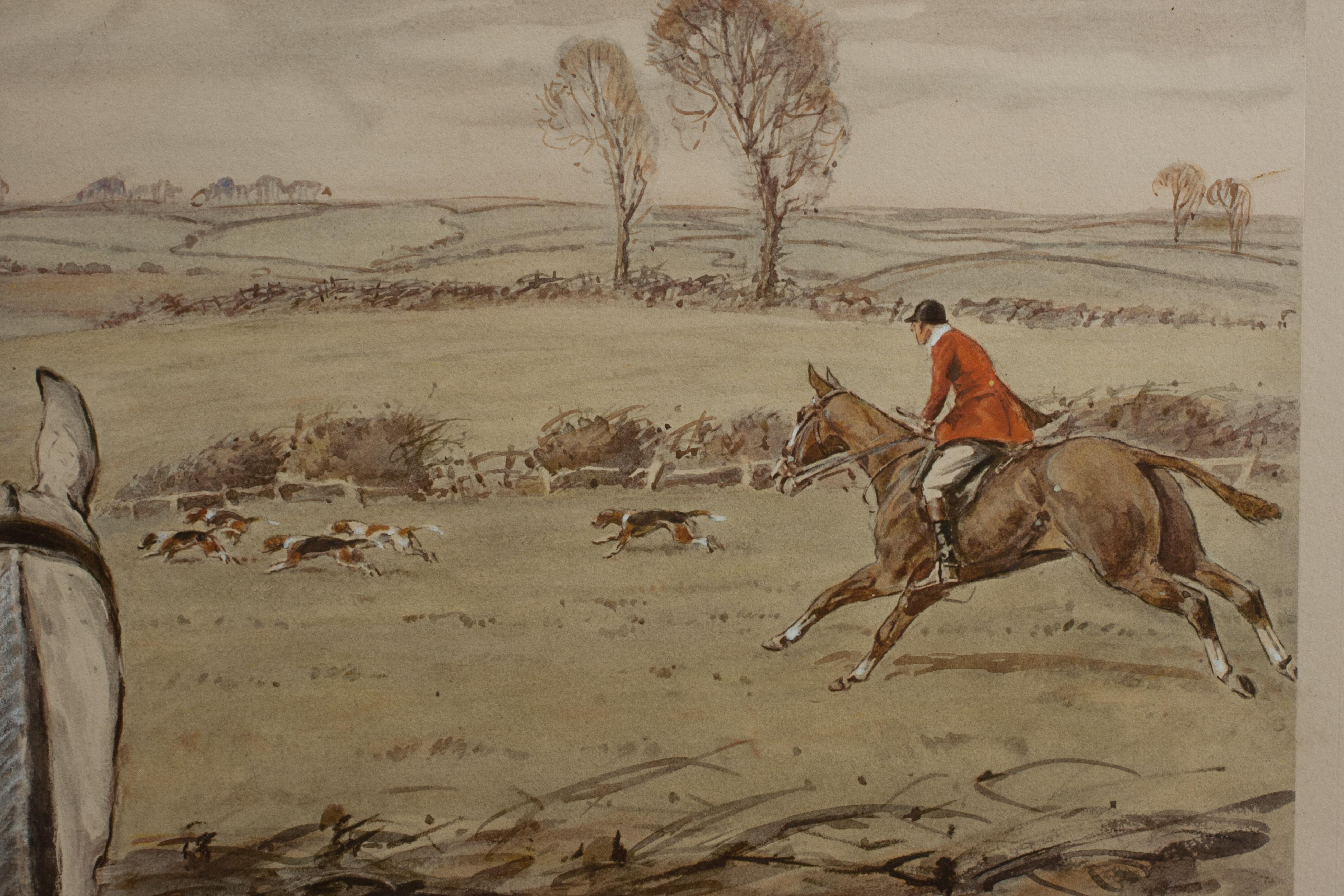 Signed Snaffles Fox Hunting Print, Finest View in Europe 3