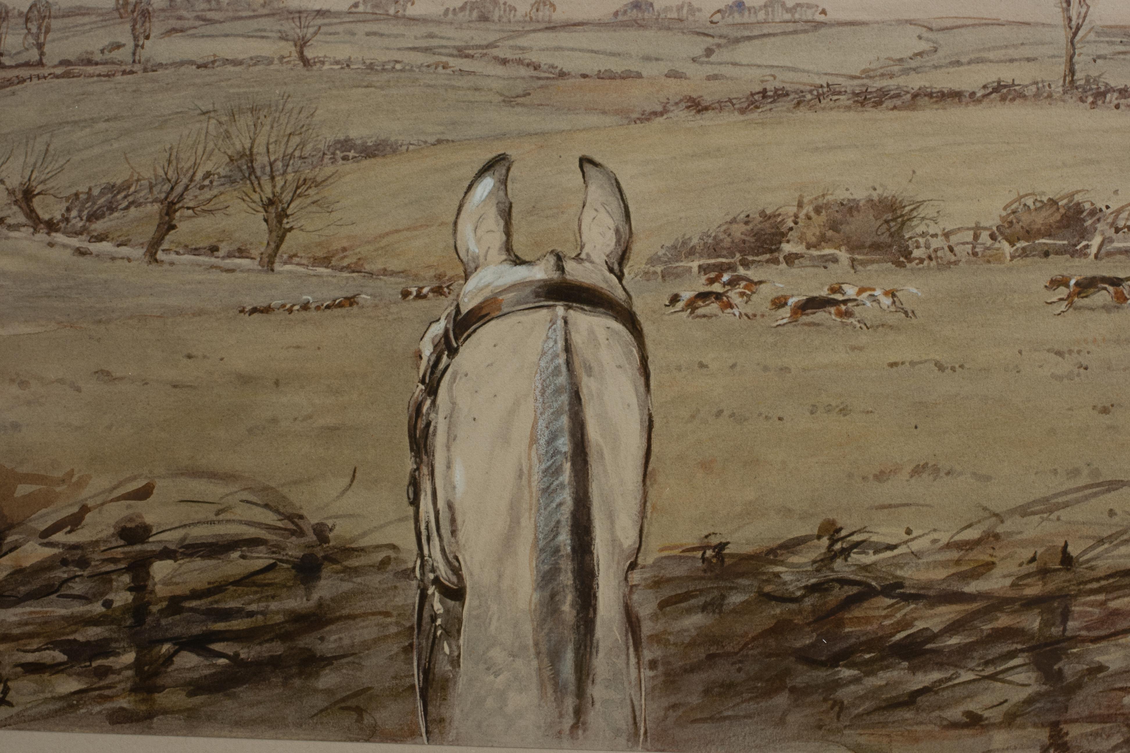 Signed Snaffles Fox Hunting Print, Finest View in Europe For Sale 2