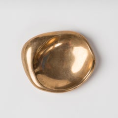 Signed Solid Bronze Vide-Poches or Paperweight by Michel Jaubert, France, 1970's