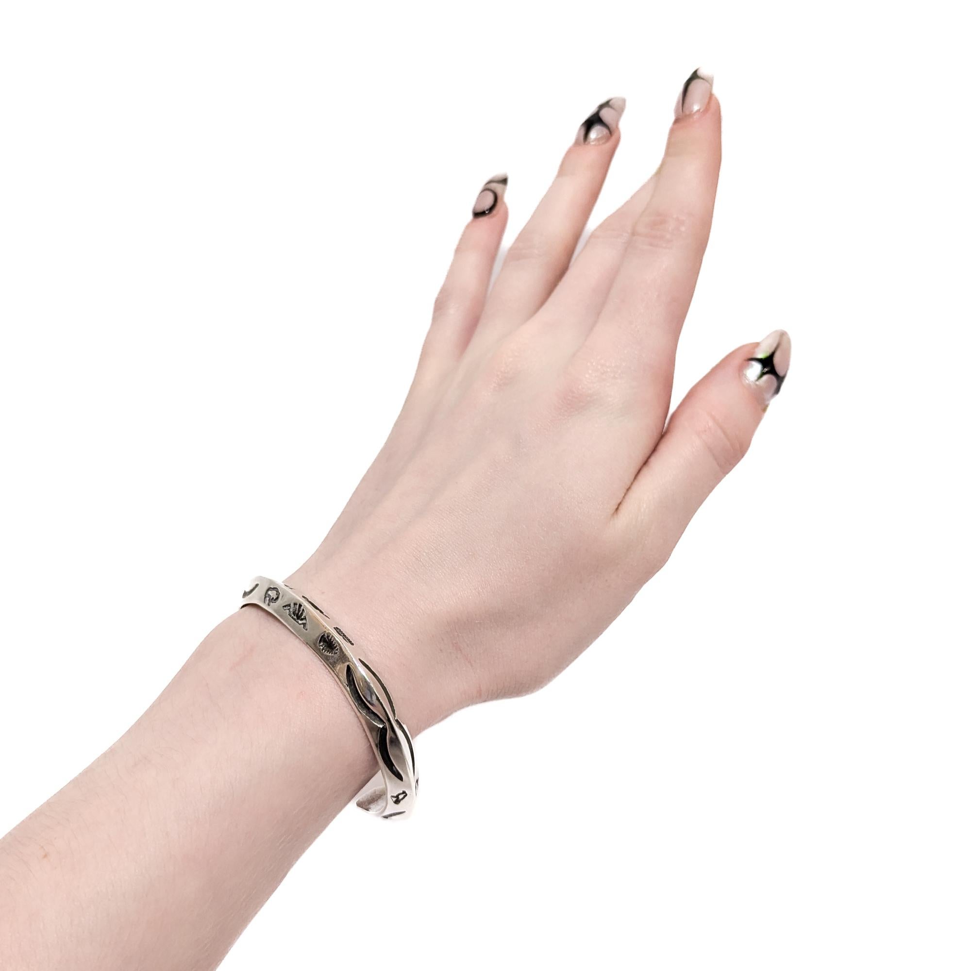 Bracciale in argento firmato Southwestern Sterling Silver In condizioni buone in vendita a Philadelphia, PA