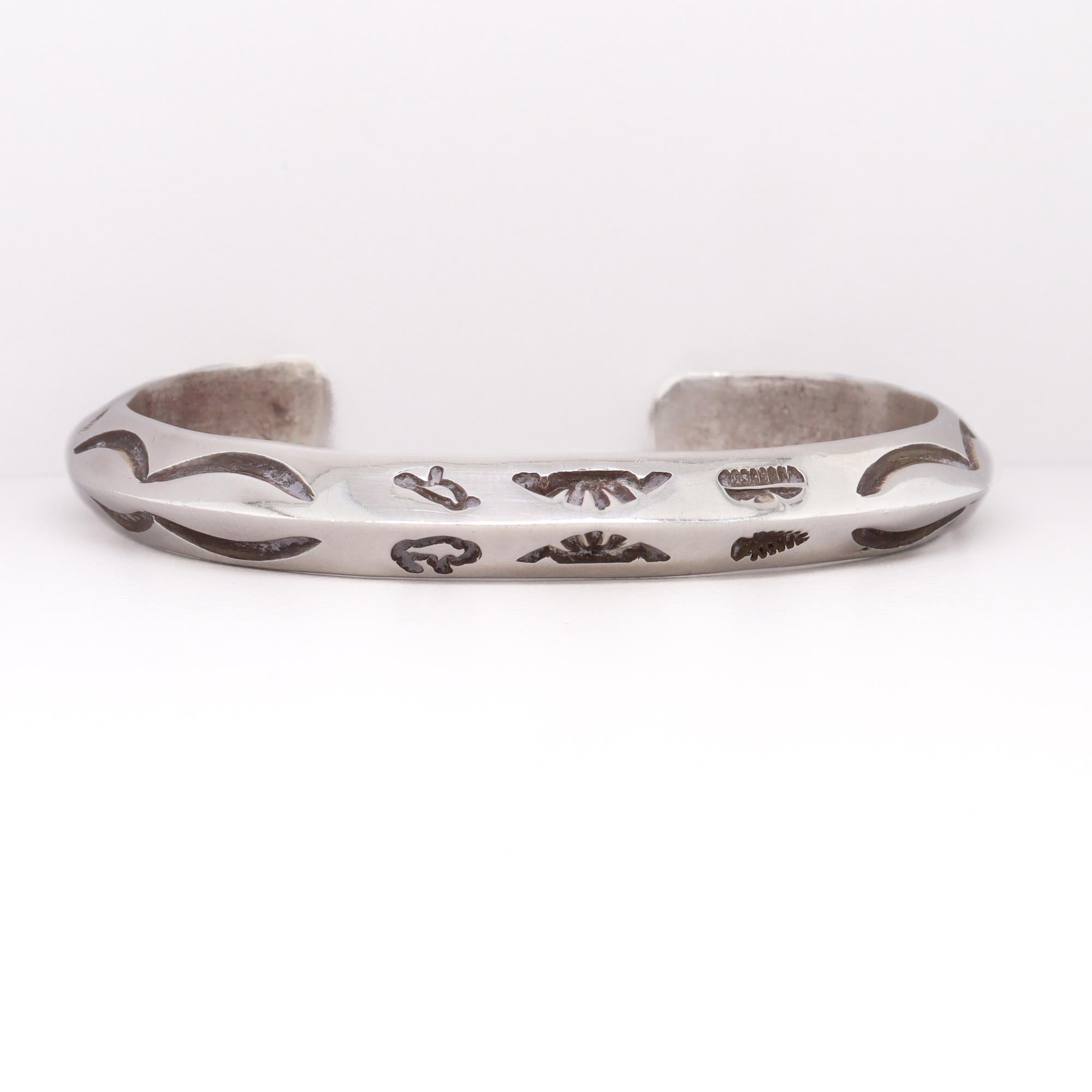 da uomo o donna Bracciale in argento firmato Southwestern Sterling Silver in vendita