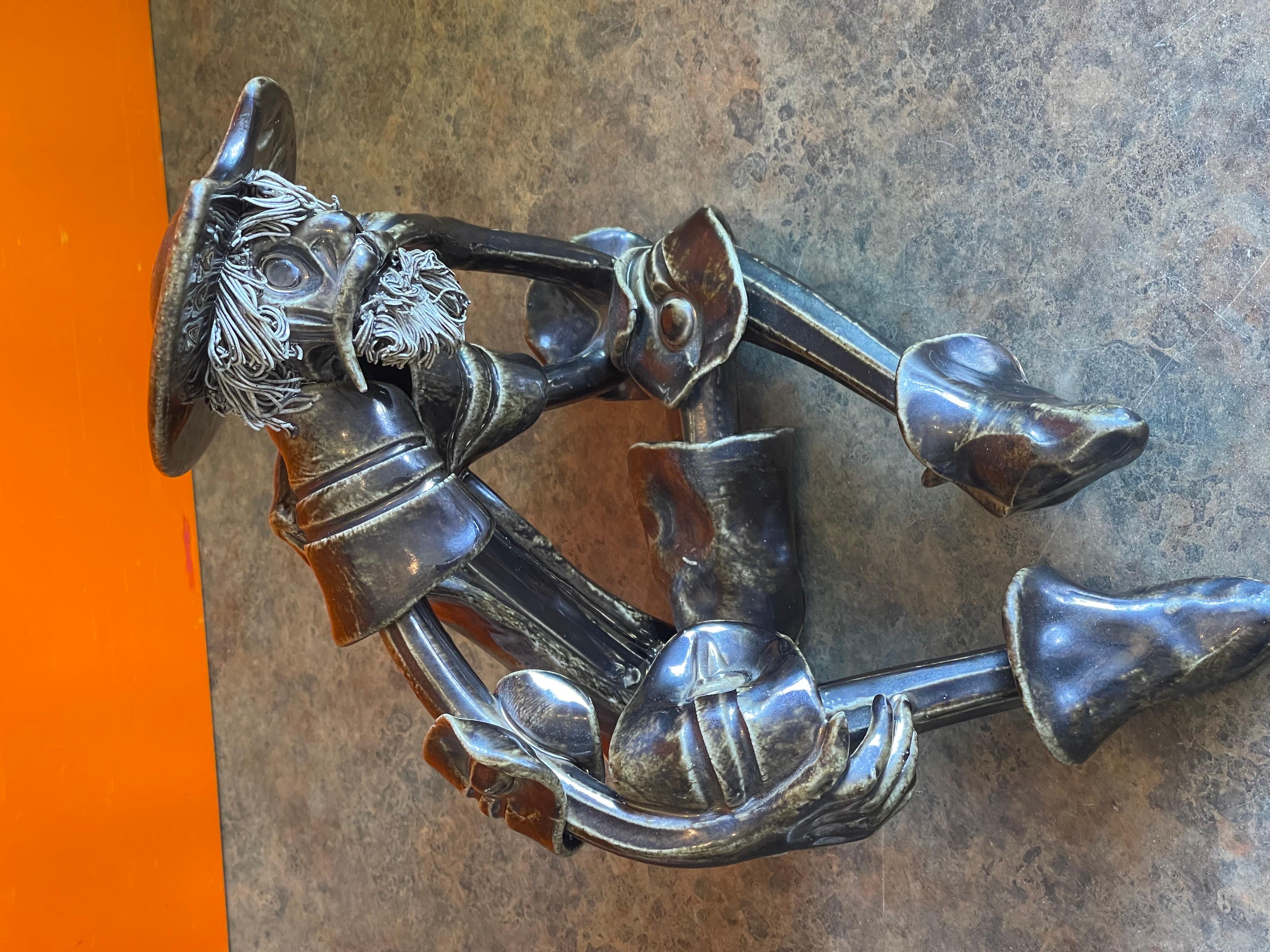 Escultura de Don Quijote firmada por Roberto Nischli 2