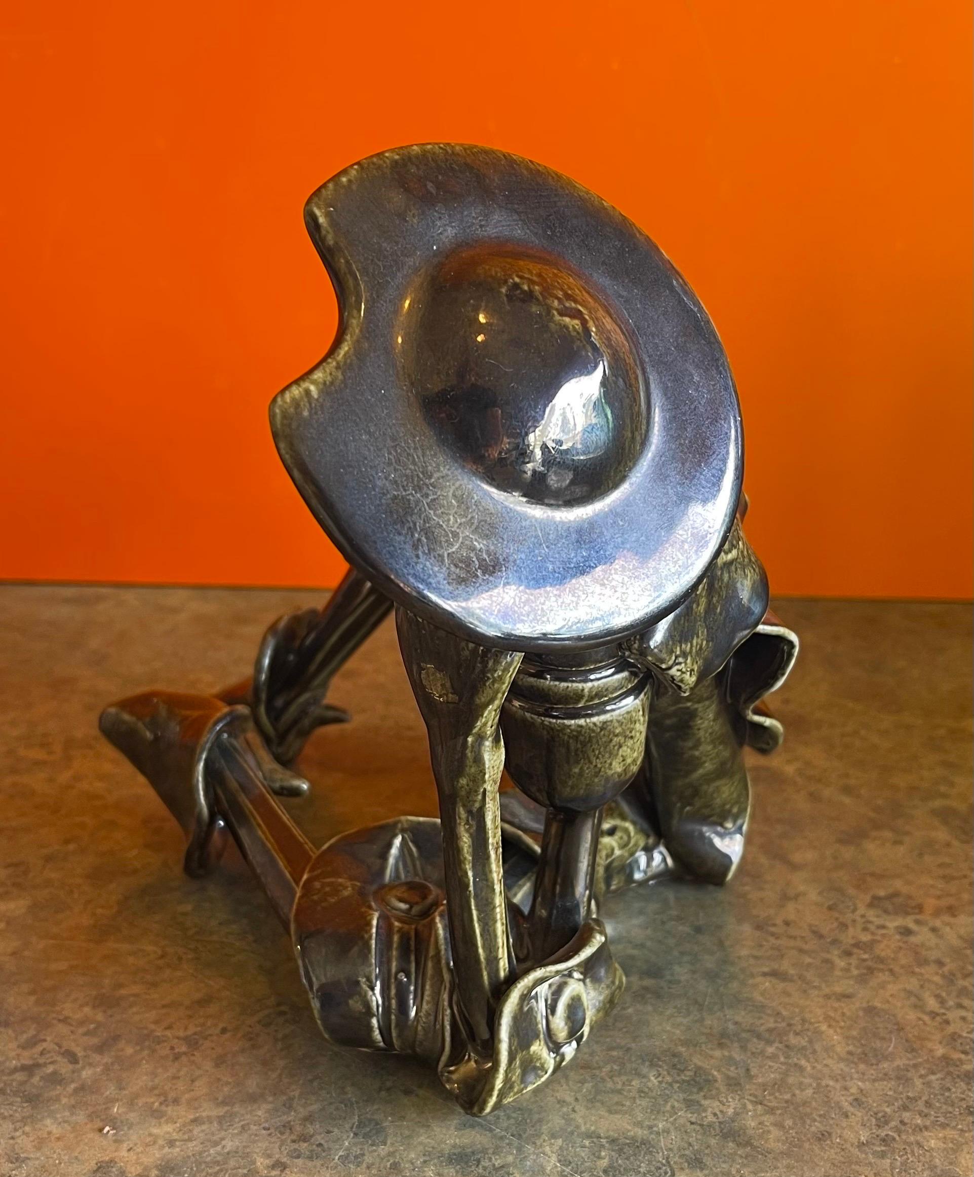 Escultura de Don Quijote firmada por Roberto Nischli Norteamericano