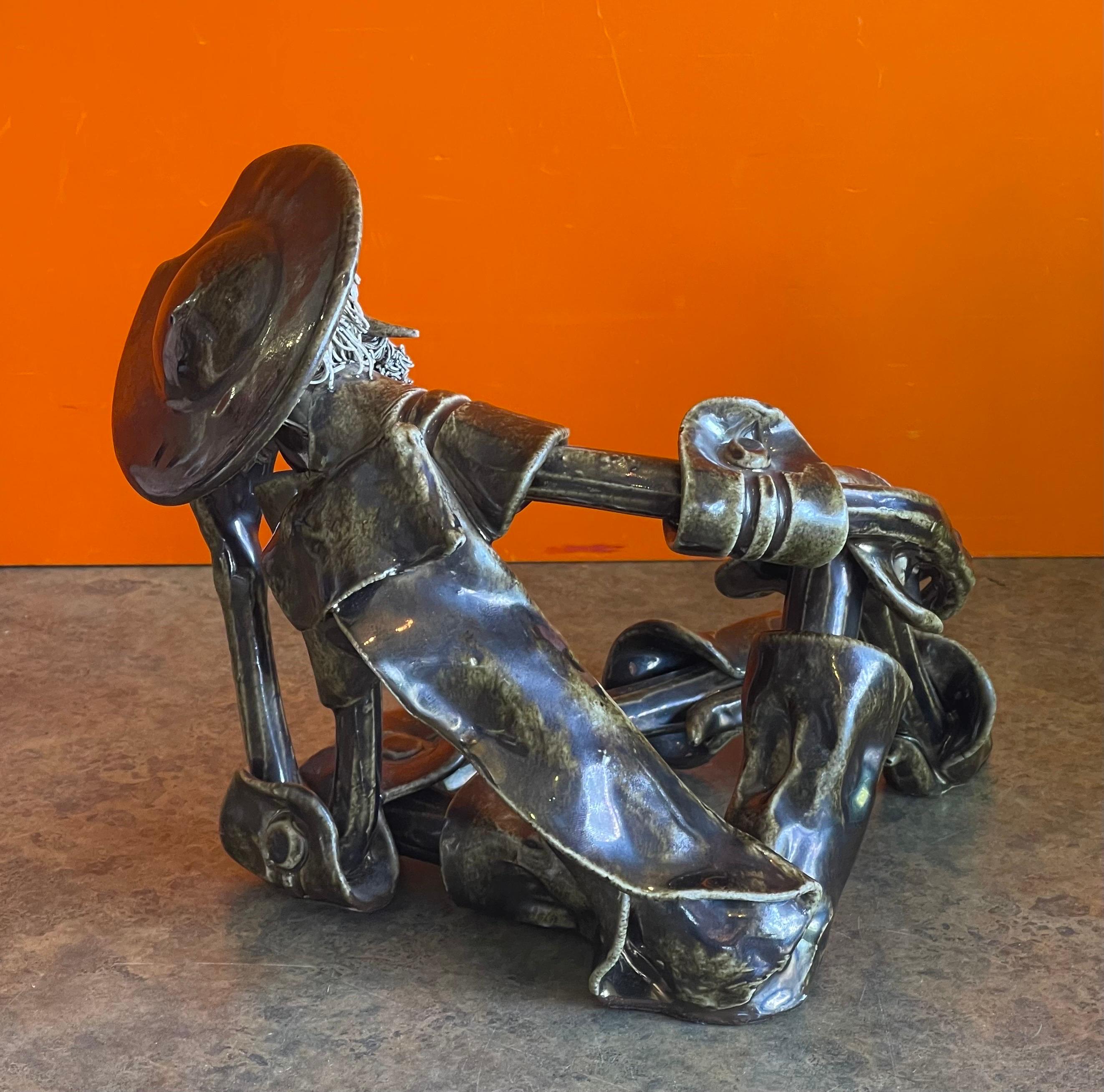 Escultura de Don Quijote firmada por Roberto Nischli en Bueno Estado en San Diego, CA