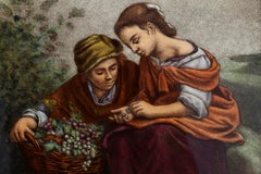 Signed Stained glass window based on artwork of Bartolomé Esteban Murillo