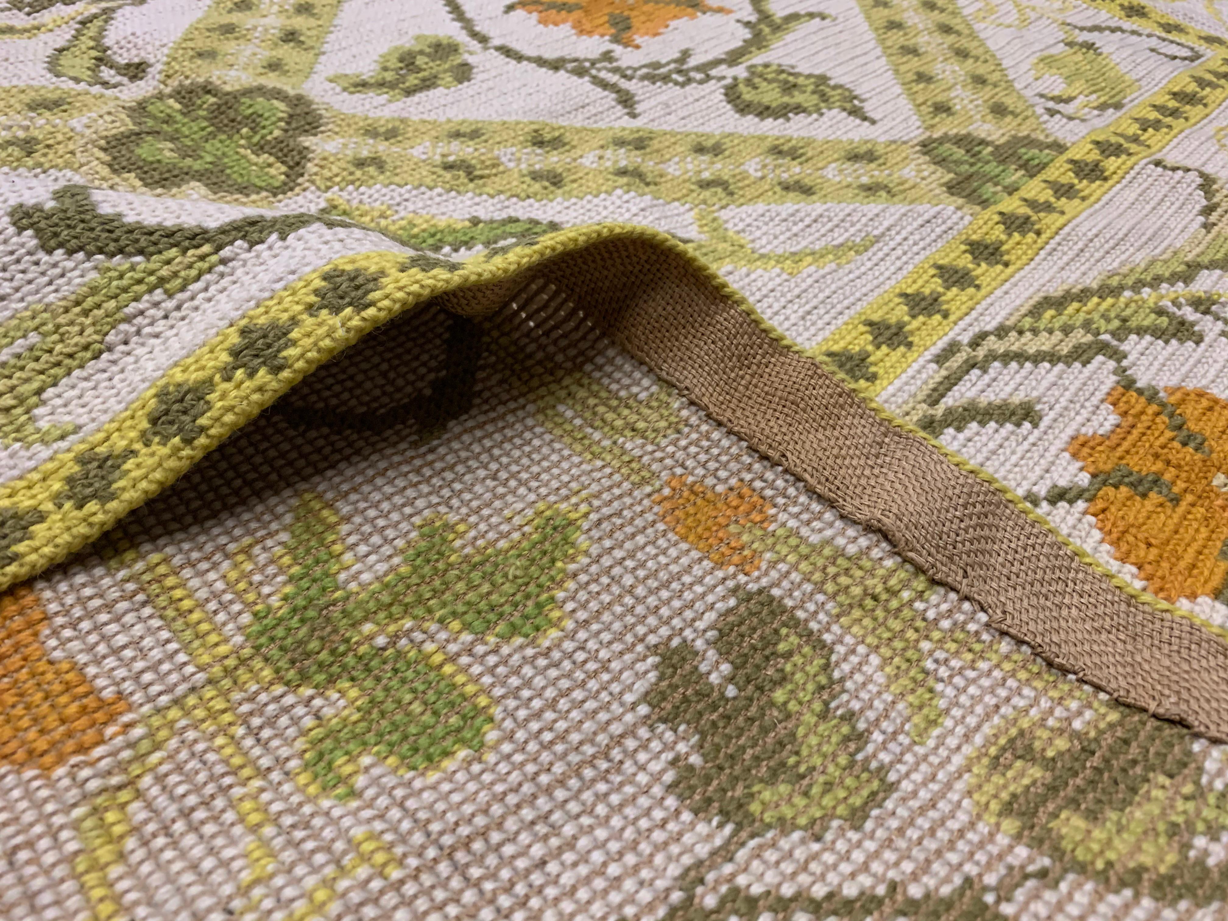 Late 20th Century Signed Stark Needlepoint, circa 1990