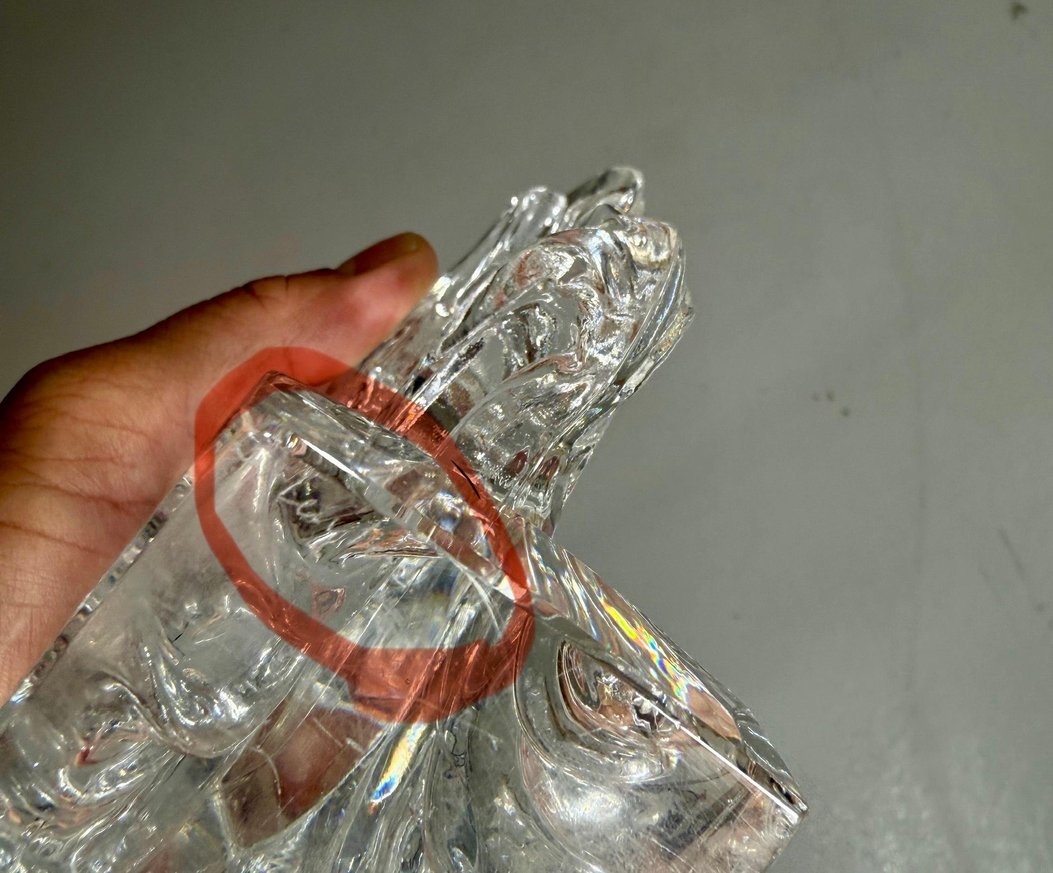 Signed Steuben Crystal Gazelle Bookends in Art Deco Style For Sale 3