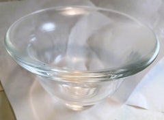 Signed Steuben Mid Century Small Clear Glass Bowl