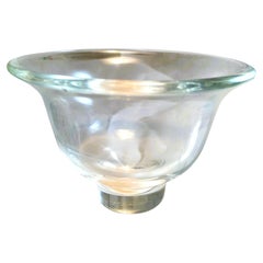 Signed Steuben Mid Century Small Clear Glass Bowl