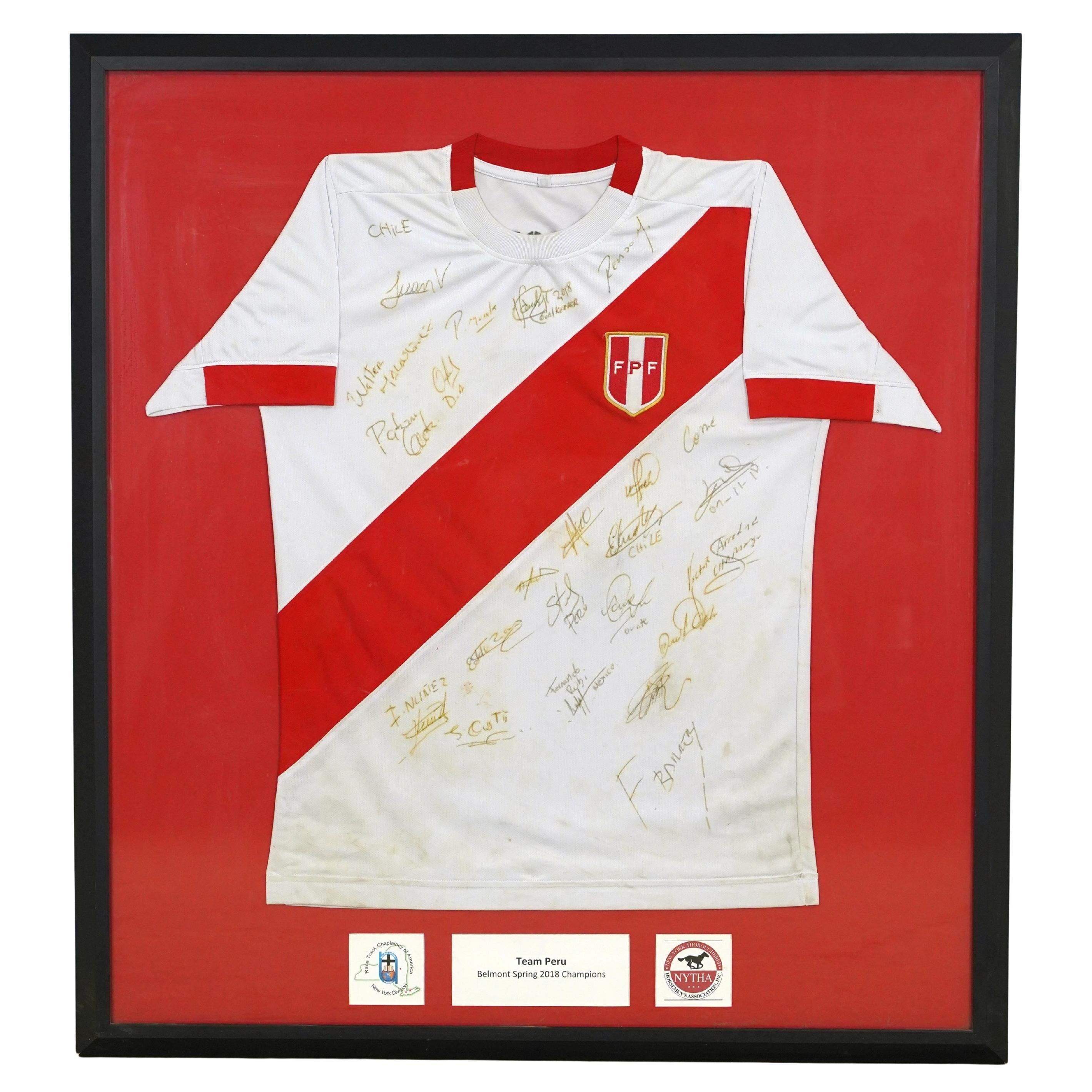 Signed Team Peru Belmont Spring 2018 Champions Jersey