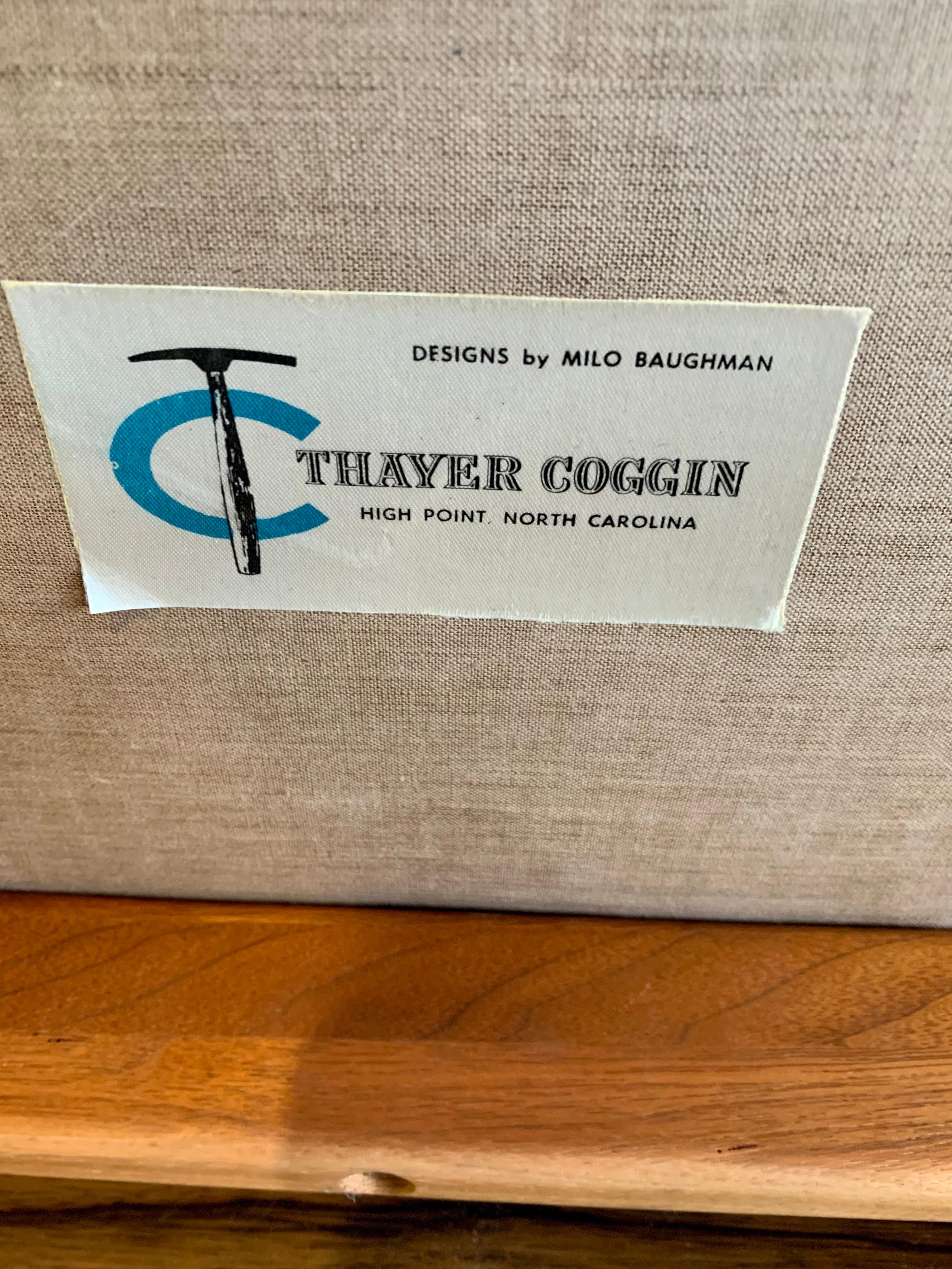 Thayer Coggin by Milo Baughman Archie Rare Exposed Frame Lounge Chair Circa 1965 7