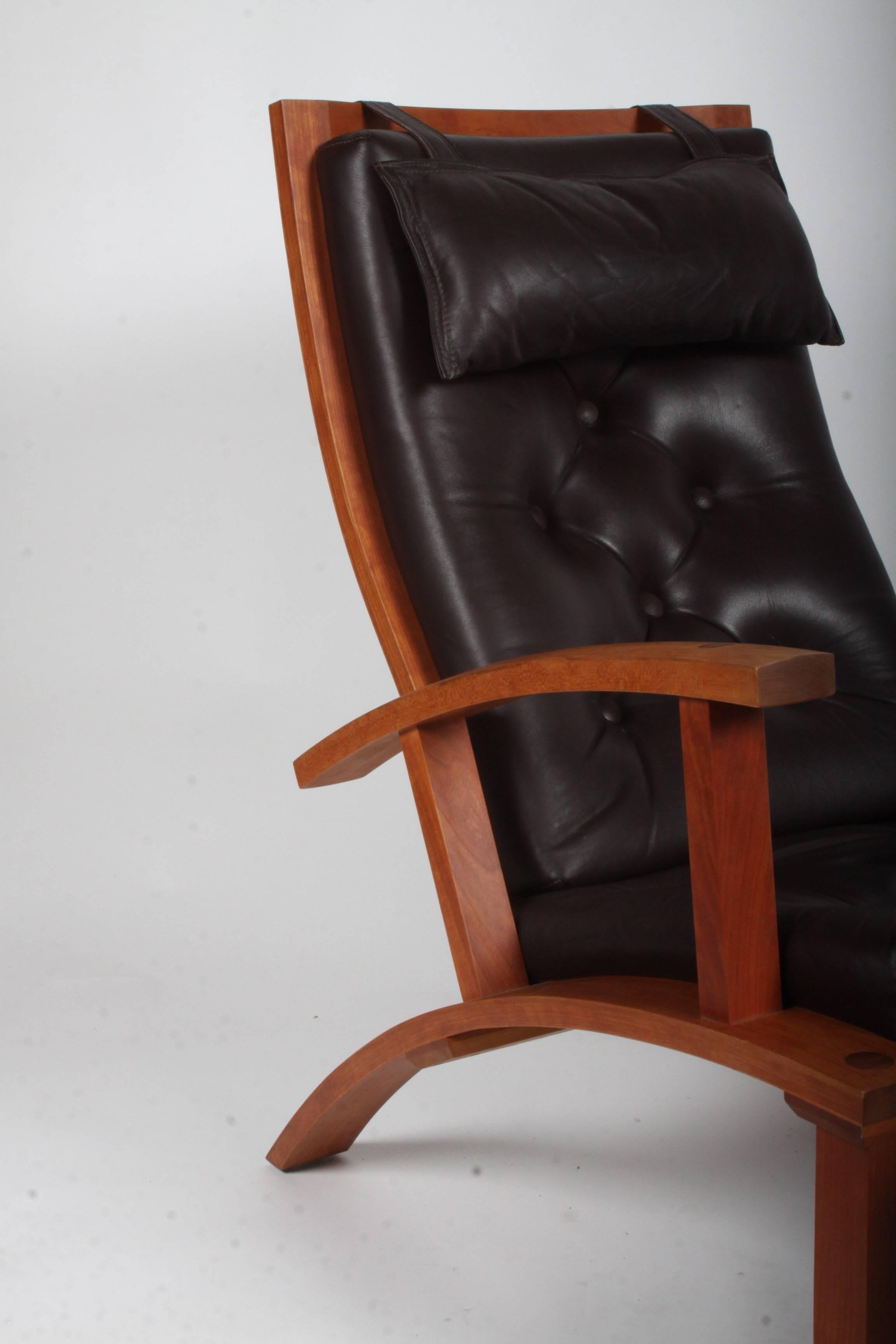 thomas moser lolling chair and ottoman