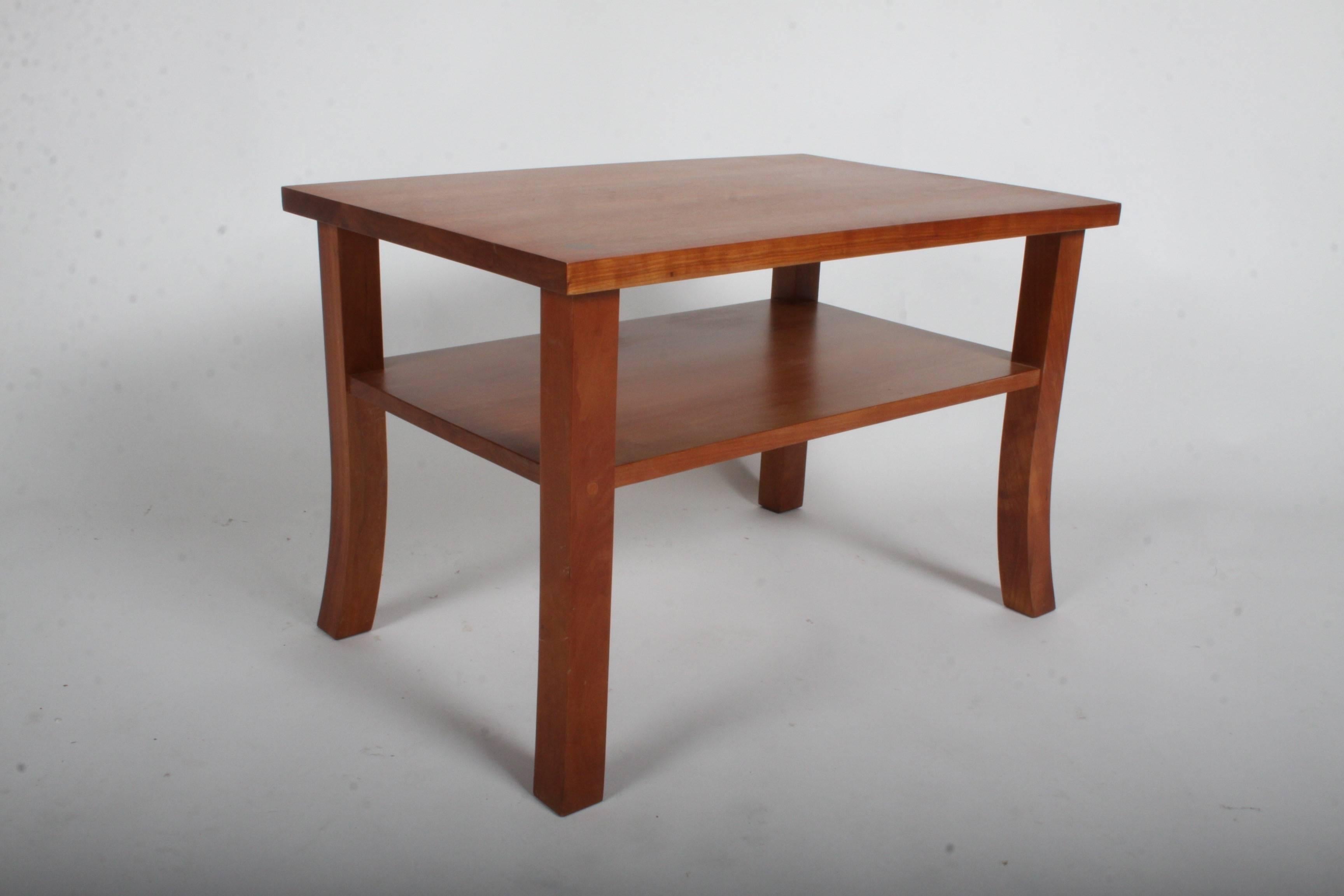 American Signed Thomas Moser Lolling Side Table in Cherry