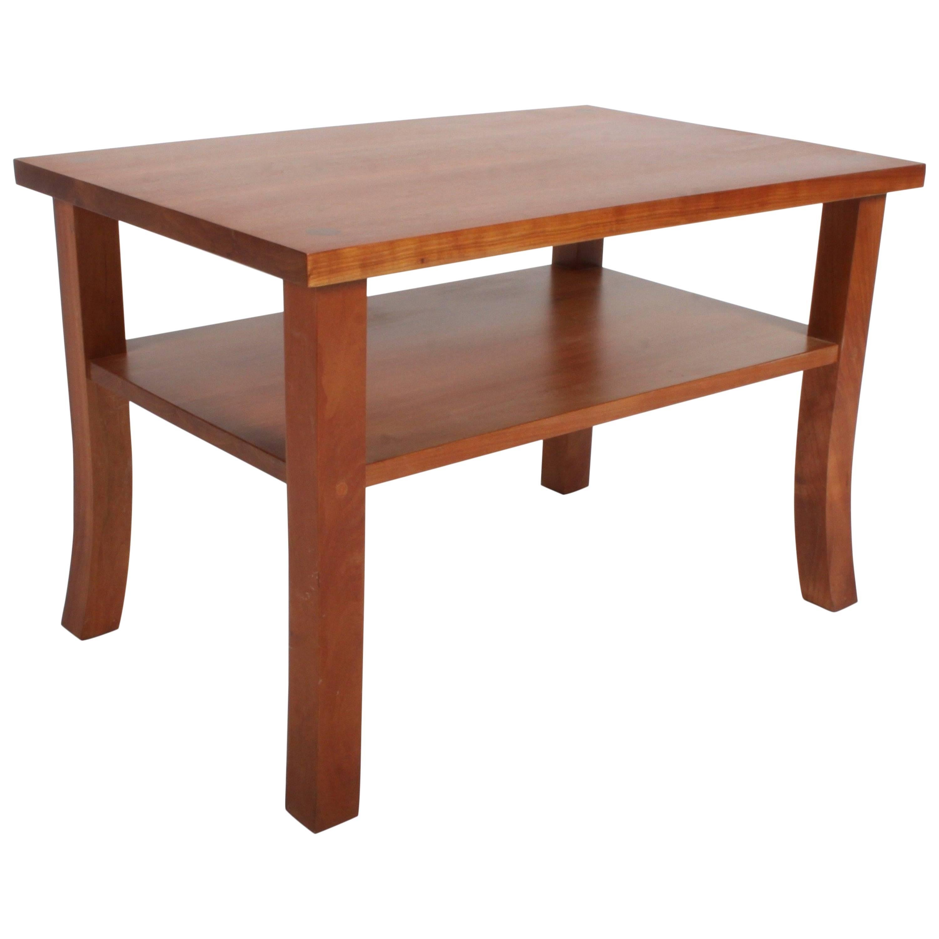 Signed Thomas Moser Lolling Side Table in Cherry