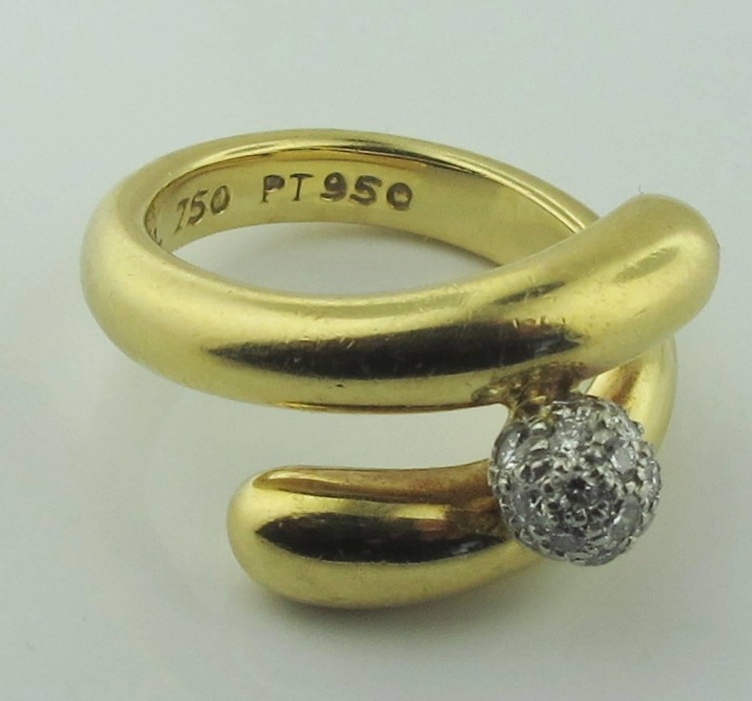 tiffany diamond ball ring