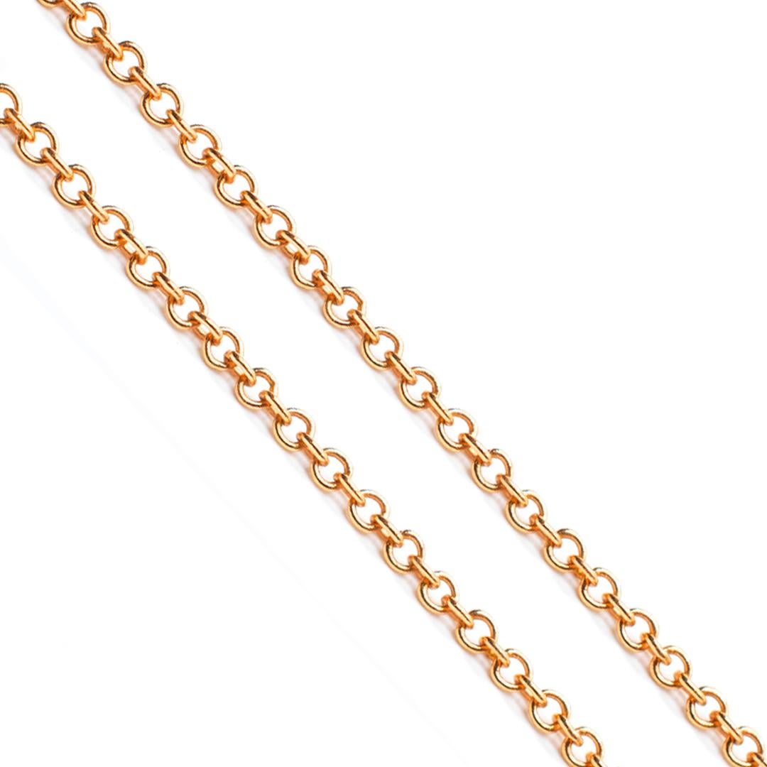 Signed Tiffany & Co 18K Yellow Gold Chain 1