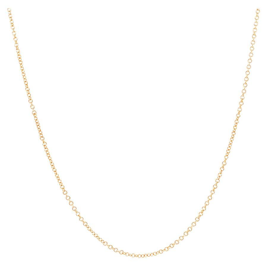 Signed Tiffany & Co 18K Yellow Gold Chain
