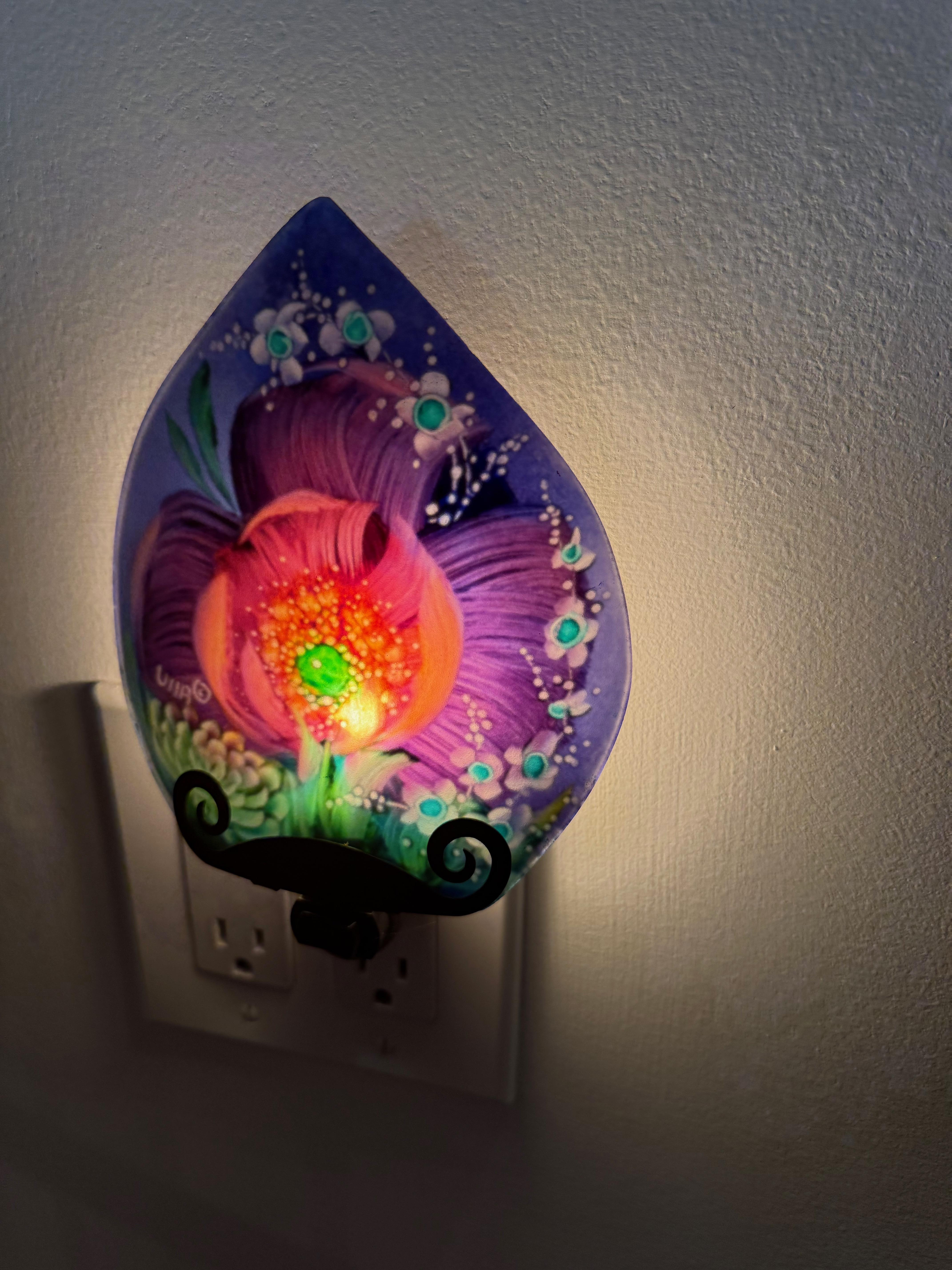 Verre Veilleuse signée Ulla Darni en vente