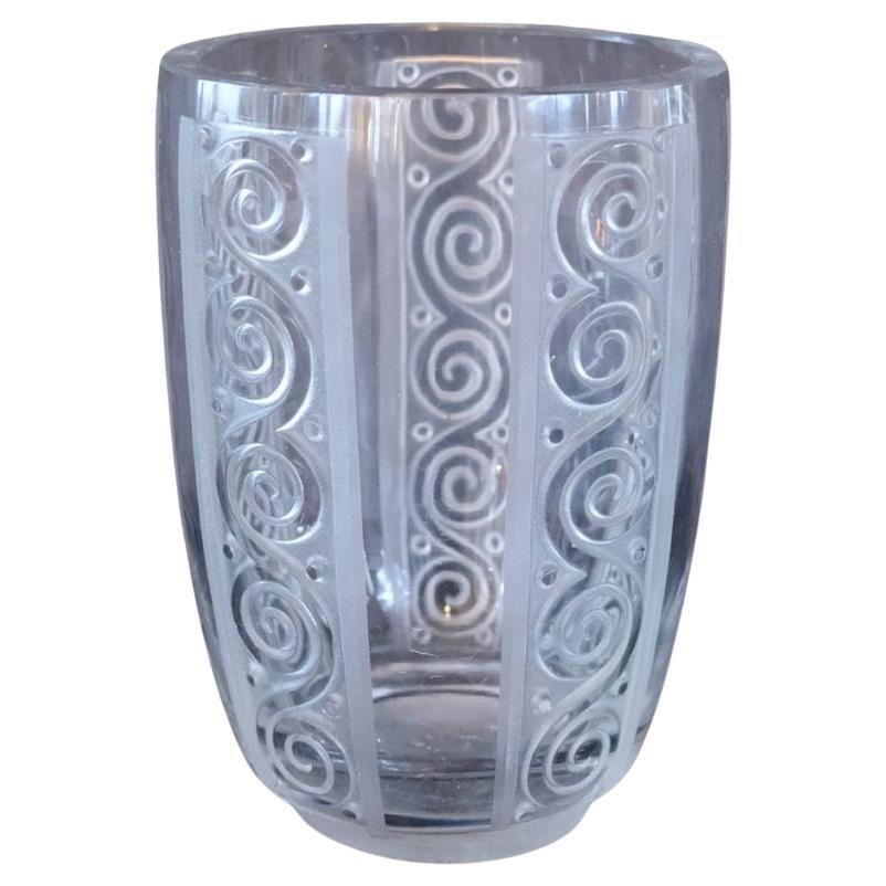 Vase signé par Iler Muller Luneville en vente