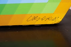 Firmado Victor Vasarely "Kedzi", 1990 firmado y numerado a tinta. Acrílico sobre Madera