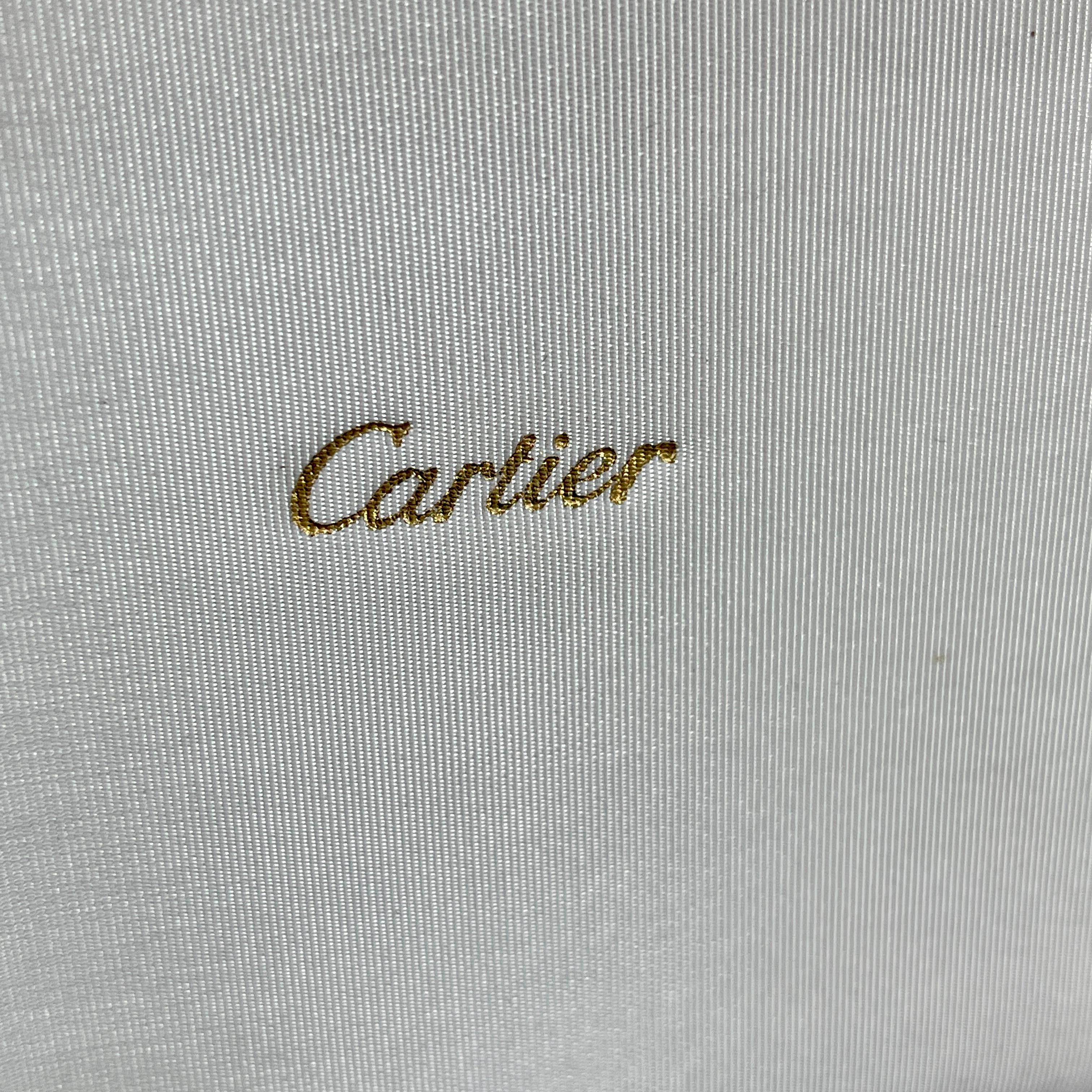 Signed Vintage Cartier Crystal Personal Ashtray Set, circa 1980's 5