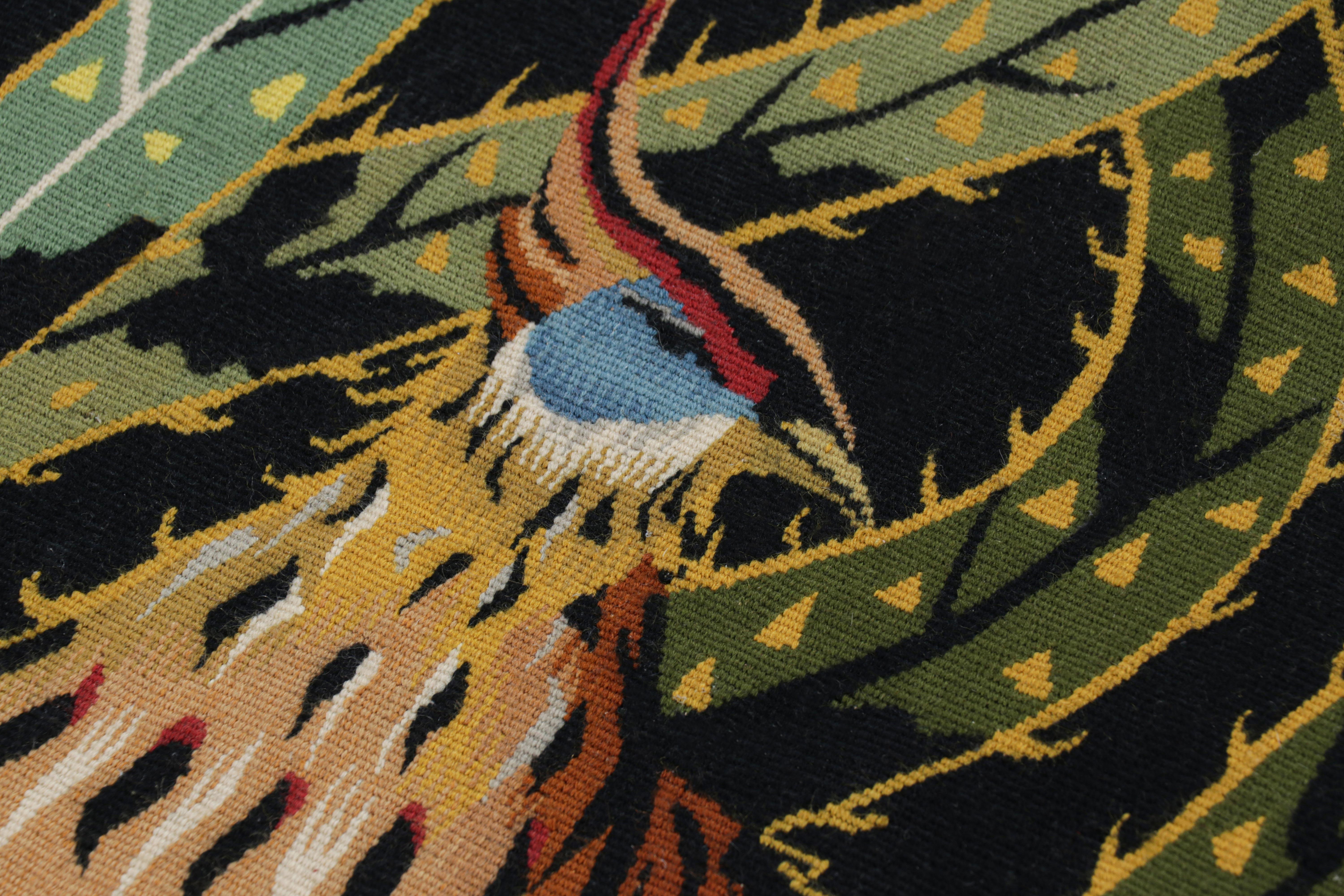 Signierter Edmond Dubrunfaut Vintage-Wandteppich mit Baum, Vintage-Fotografie  Rug & Kilim (Seide) im Angebot