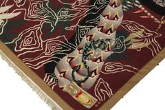 Signed Vintage Jean Lurçat Tapestry “Peacock of the Future Cardon” - Rug & Kilim