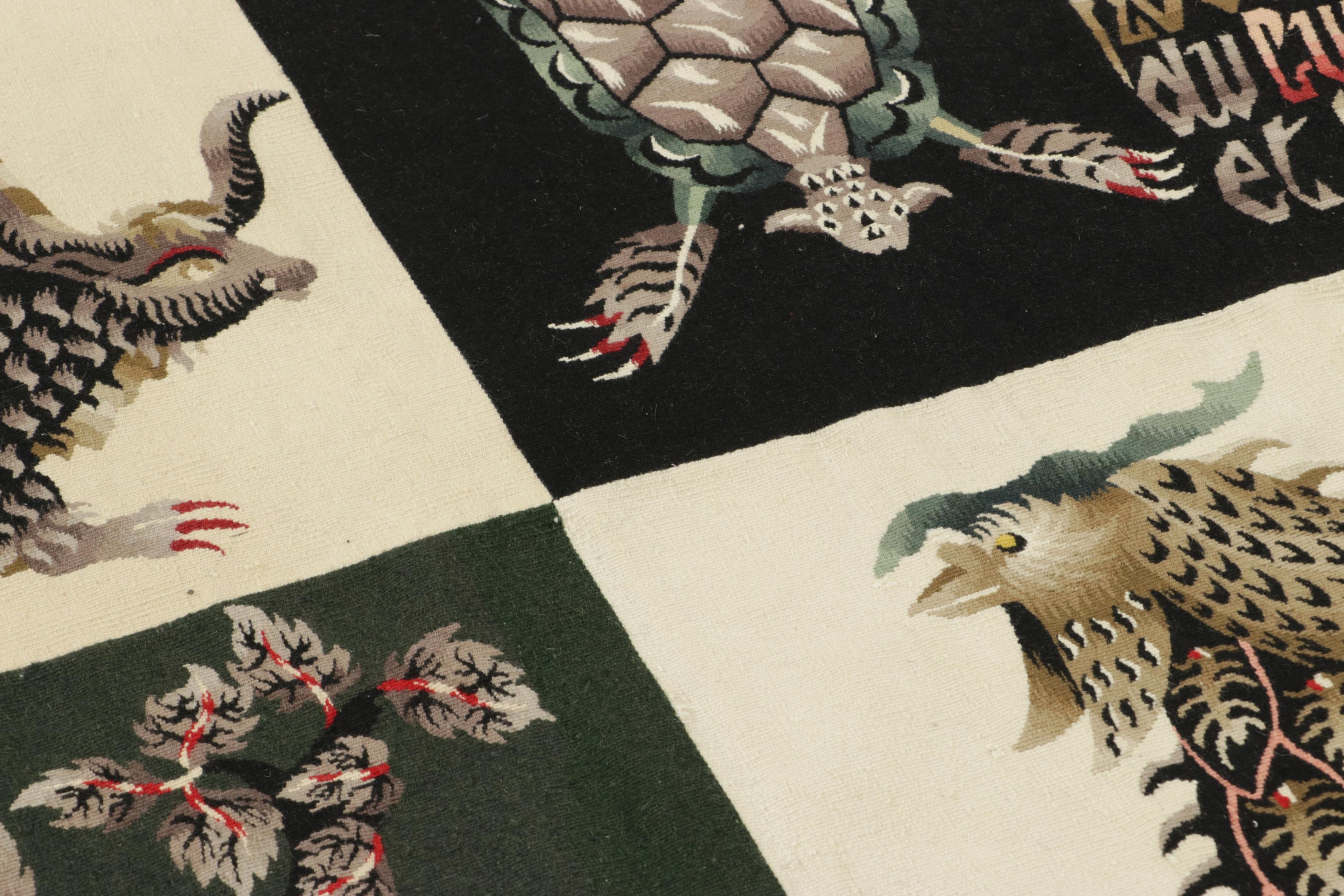 Annodato a mano Arazzo firmato Vintage Jean Lurçat 