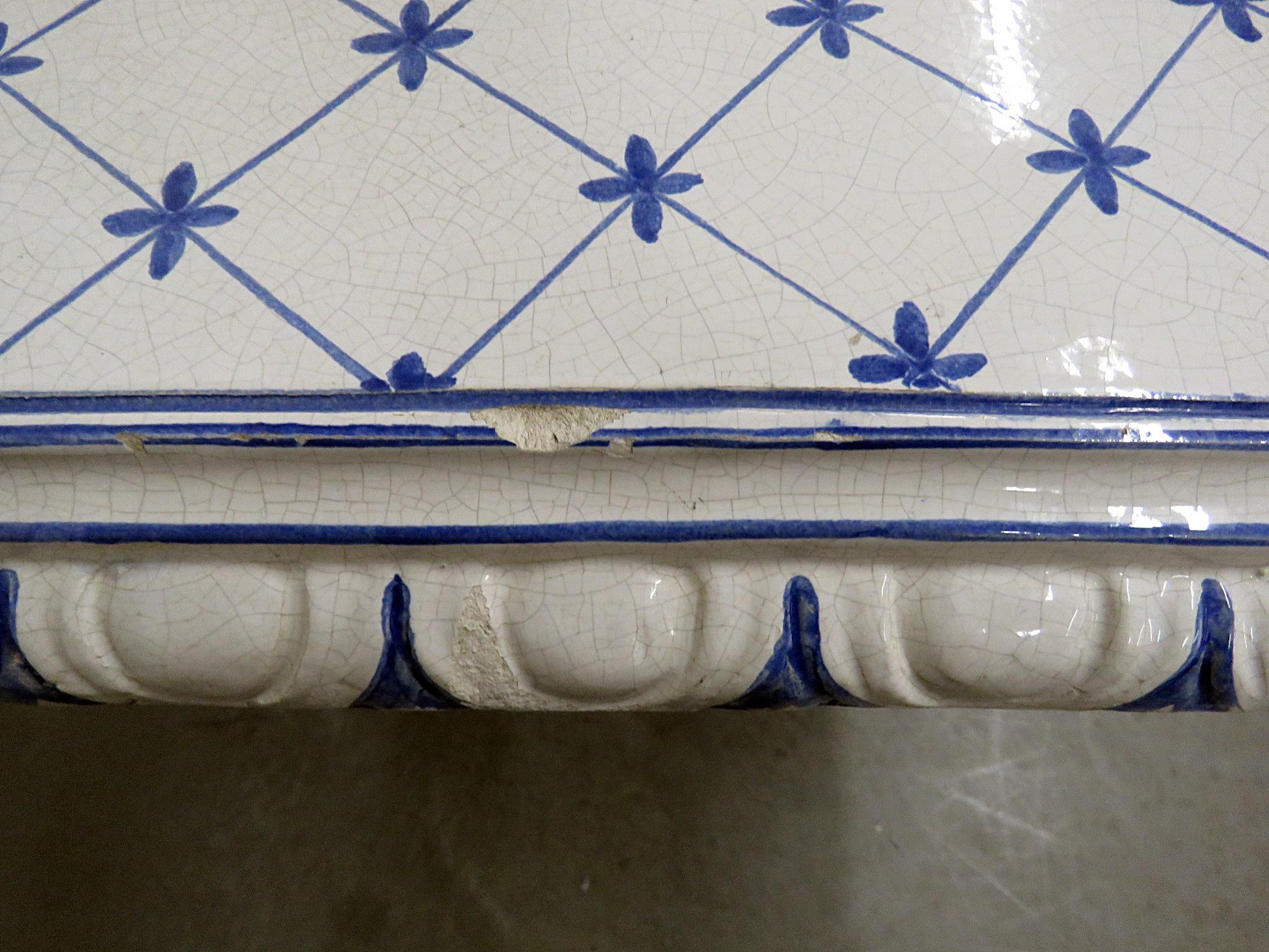 Signed Vintage Porcelain Top Table 2