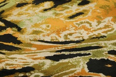 Tapisserie Art of Vintage signée René Fumeron en noir et or  Rug & Kilim