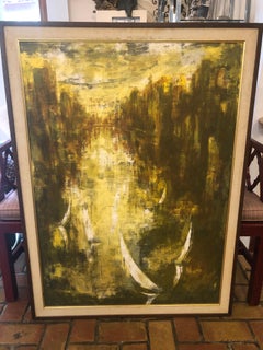 Sérigraphie vintage signée par Dietrich Grunewald