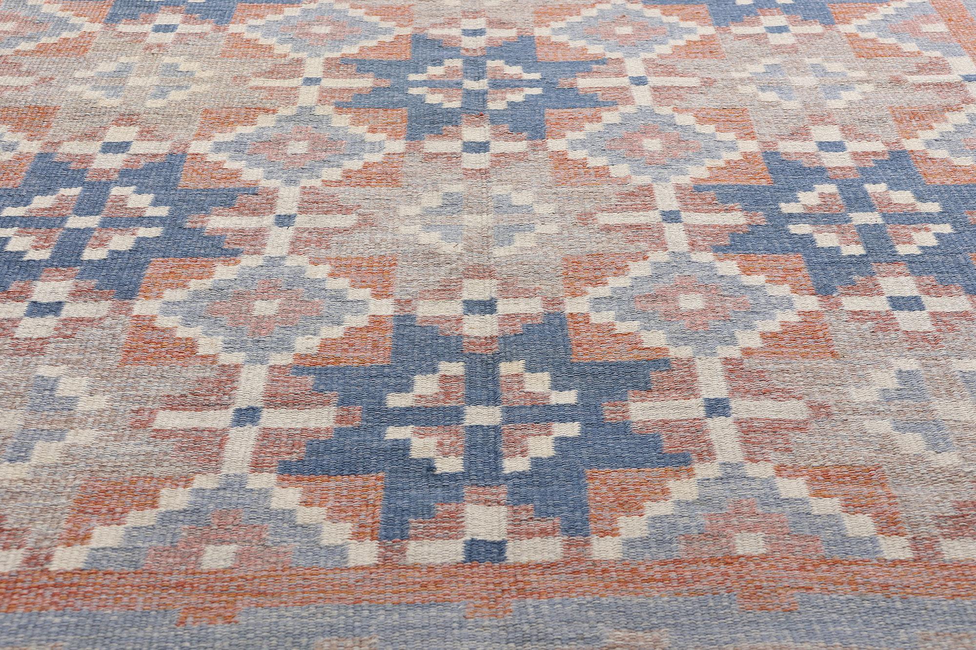 1950's Erik Lundberg Swedish Scandinavian Röllakan, Vävaregården In Good Condition For Sale In Dallas, TX