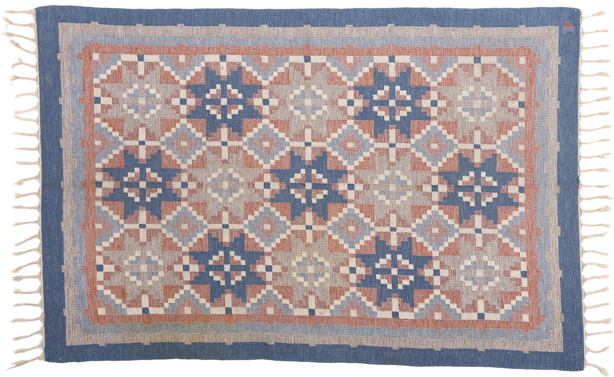 1950's Erik Lundberg Swedish Scandinavian Röllakan, Vävaregården For Sale 8