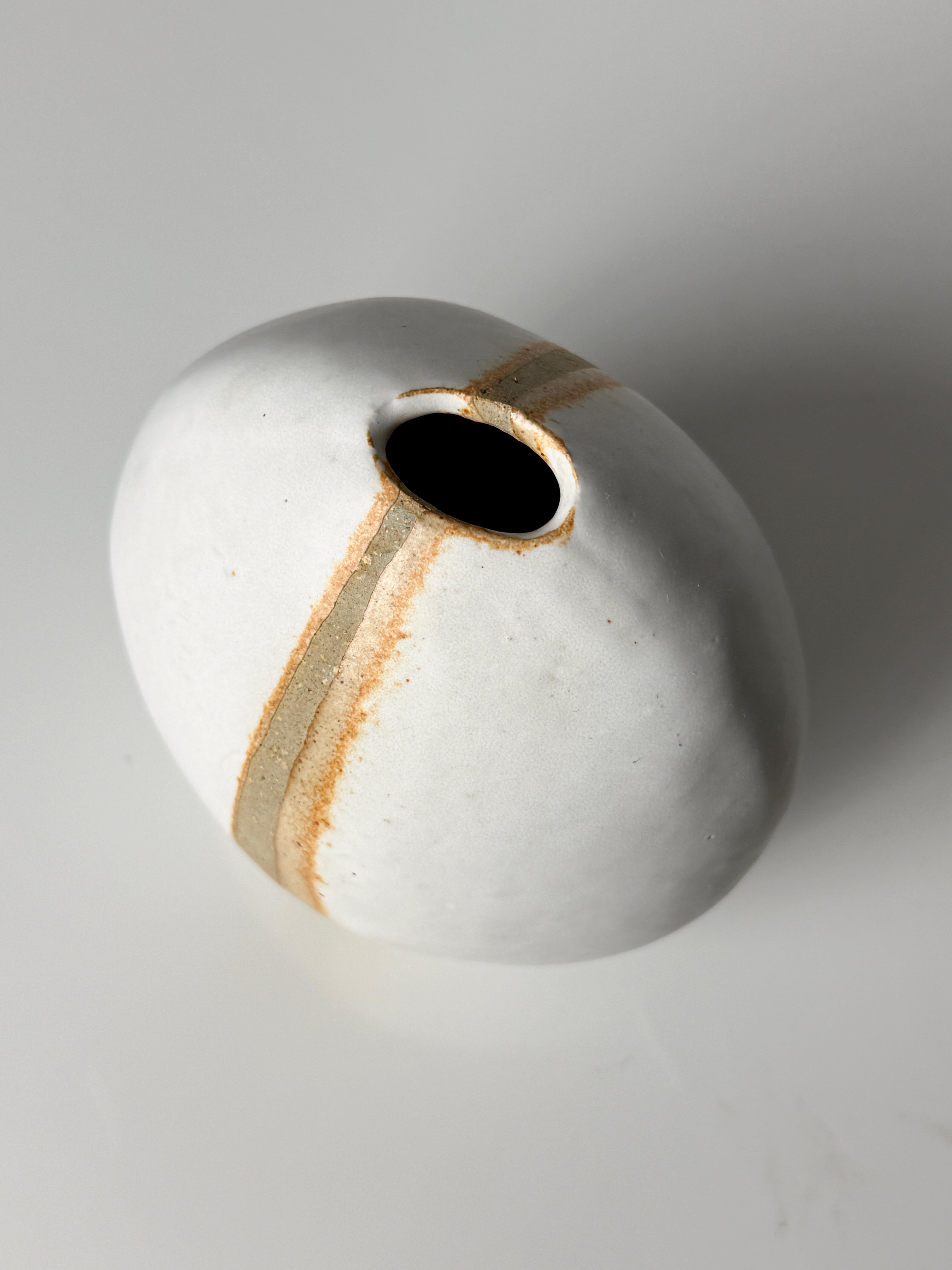 Vase en grès émaillé signé Warren Hullow, années 1970 en vente 2