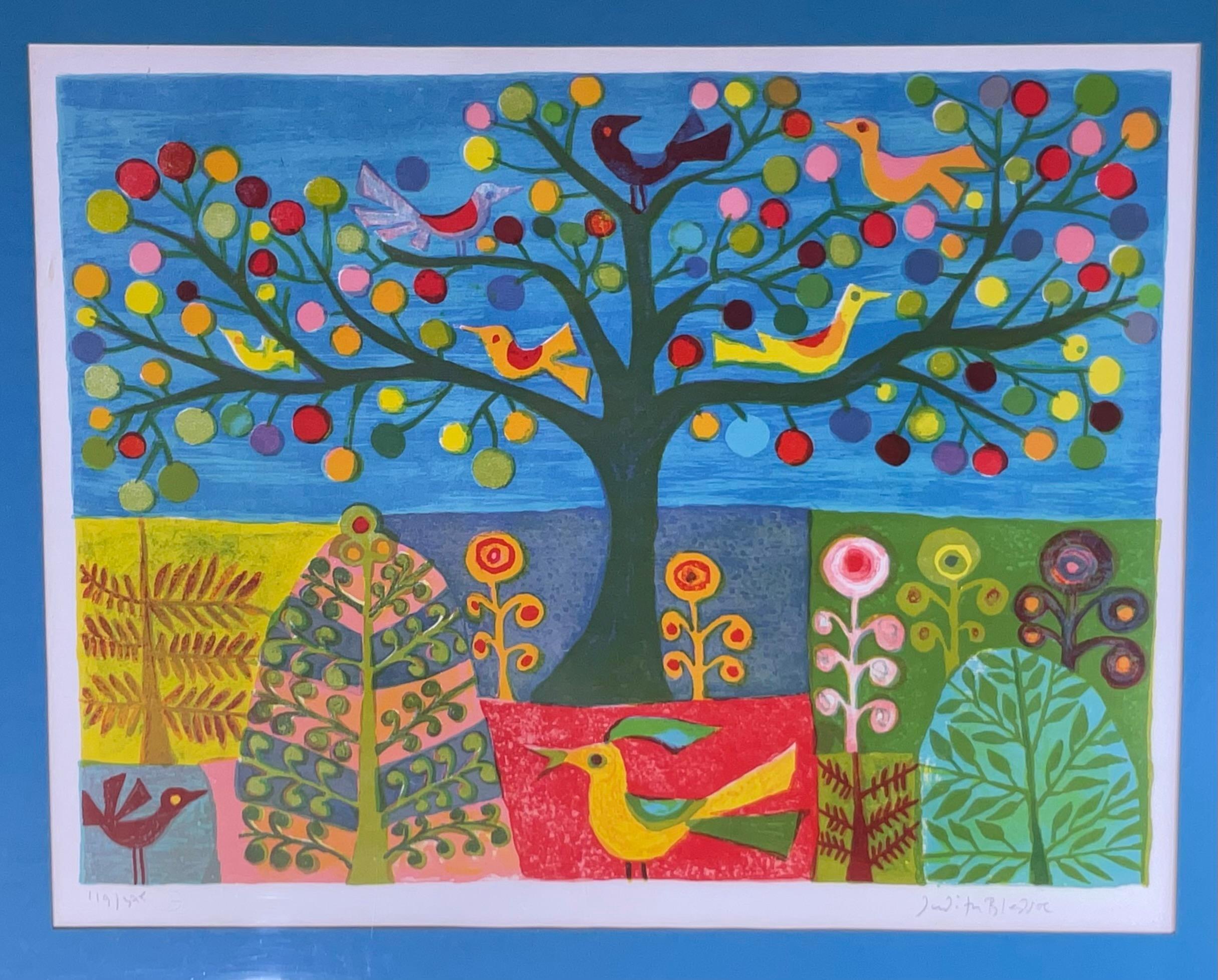 Signierte skurrile Lithographie von Judith Bledsoe im Angebot 3