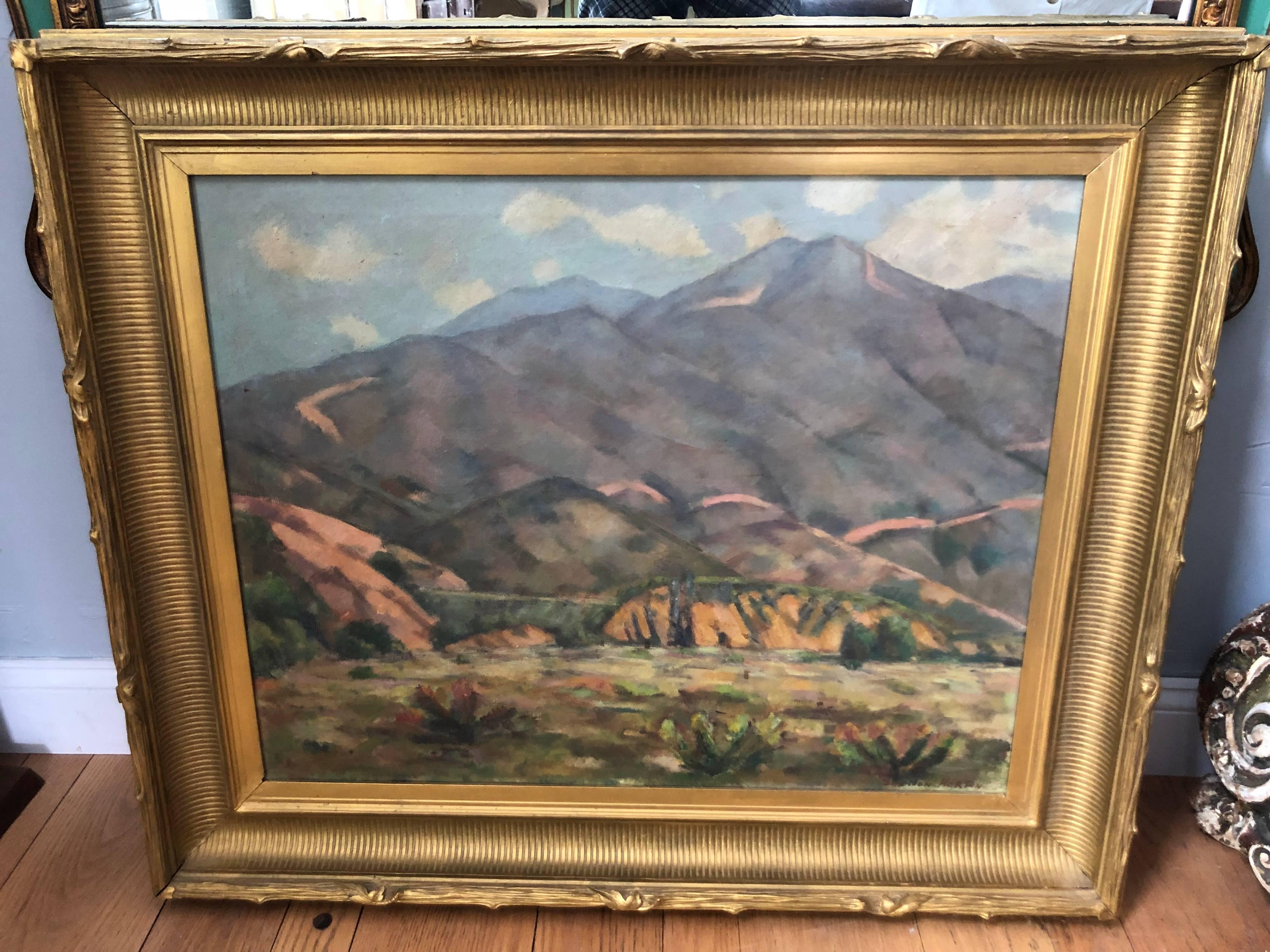 Signed William Sheldon Horton impressionist landscape painting. This 