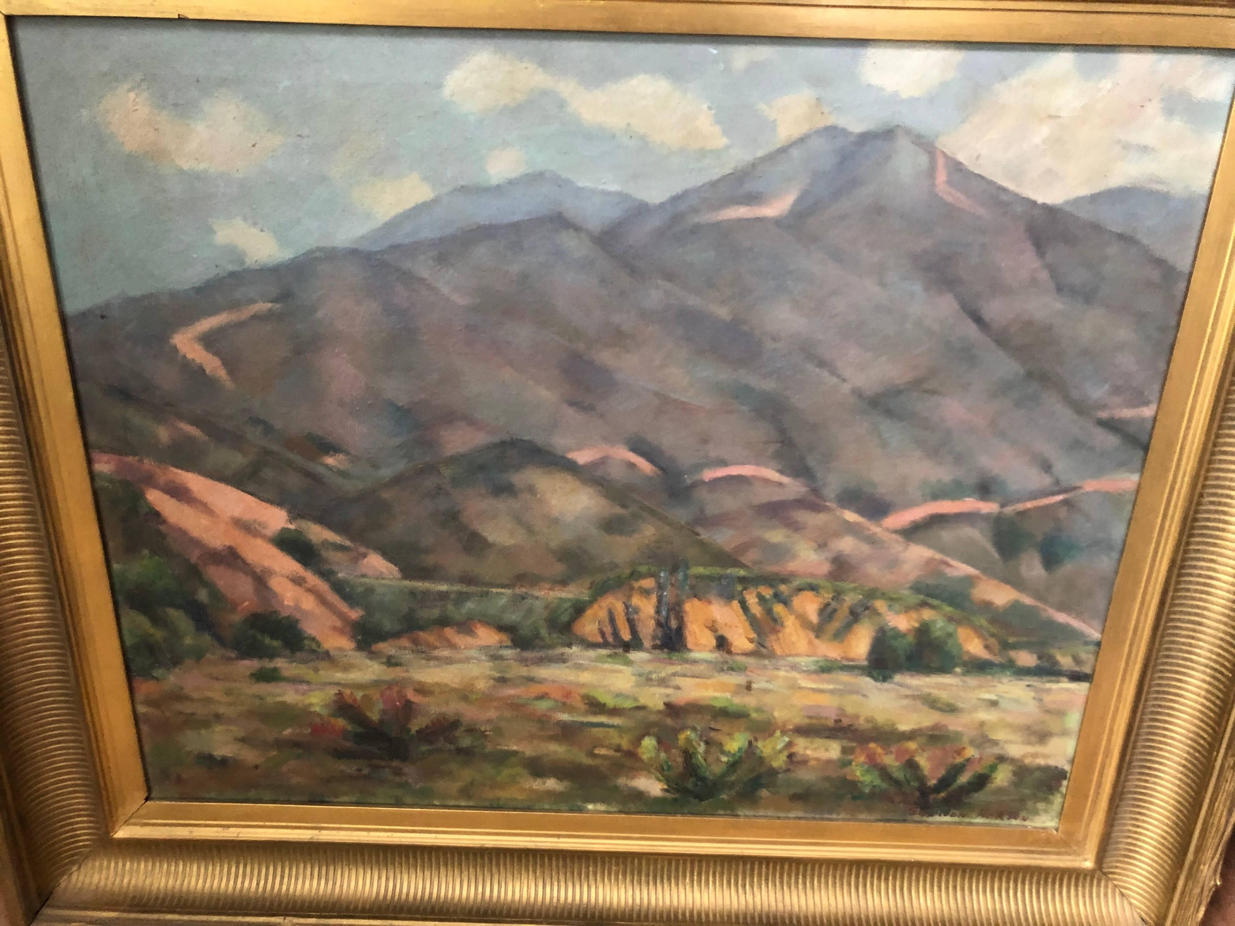 American Signed William Sheldon Horton Impressionist Landscape Painting For Sale