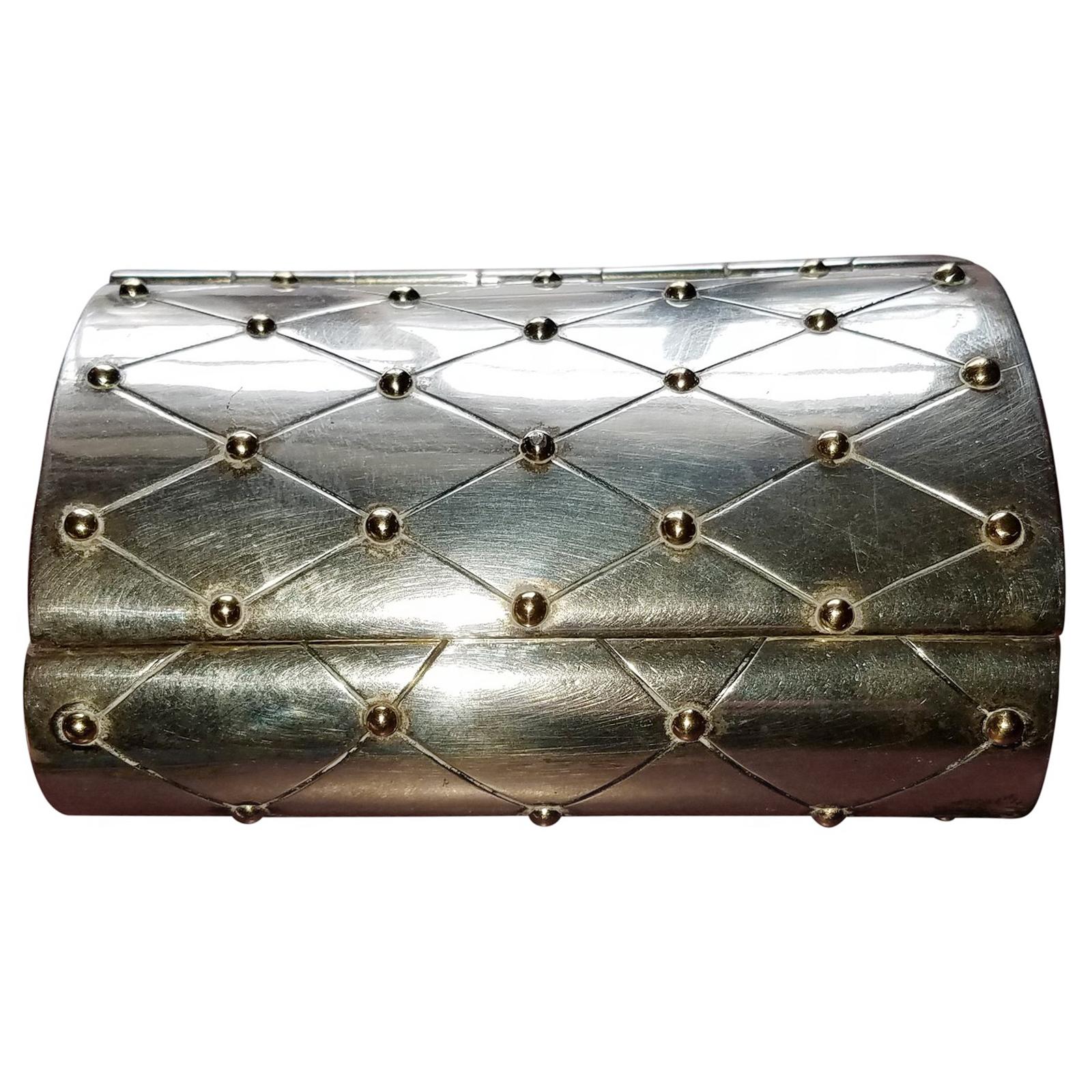 Signed William Spratling Sterling Silver and Gold Box