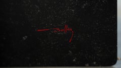 Signierter Willy Ballez Couchtisch