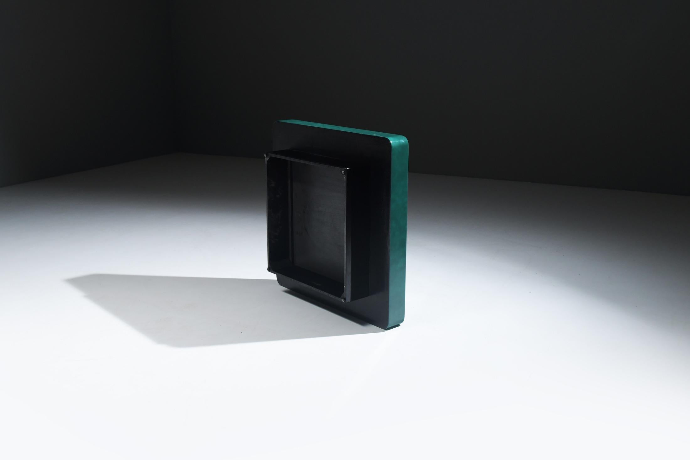 Signierter Willy Rizzo vintage 'TR' Couchtisch, Studio Willy Rizzo, Italien, 1970er Jahre im Angebot 4