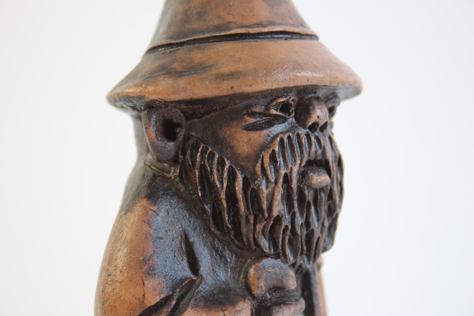 Signed Wooden Folk Art Figurine by S. Wodynski, Central Europe, ca. 1970s For Sale 2