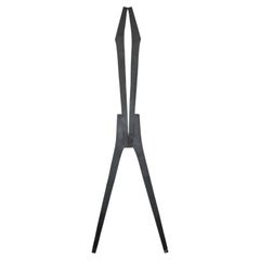 Signes Wall Sculpture in Black Lacquered Steel by Jean-Baptiste Van Den Heede