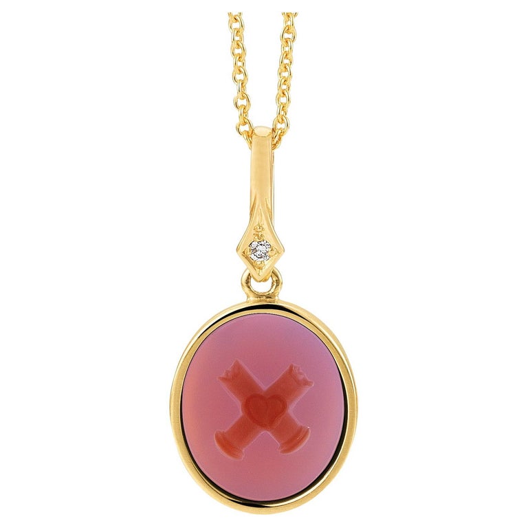 Louis Vuitton Color Blossom Necklace in 18K Yellow Gold 0.02 CTW For Sale  at 1stDibs