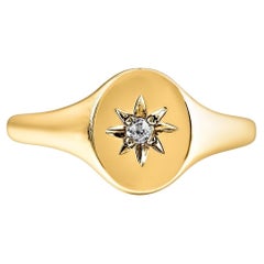 Petite bague Signet Polaris