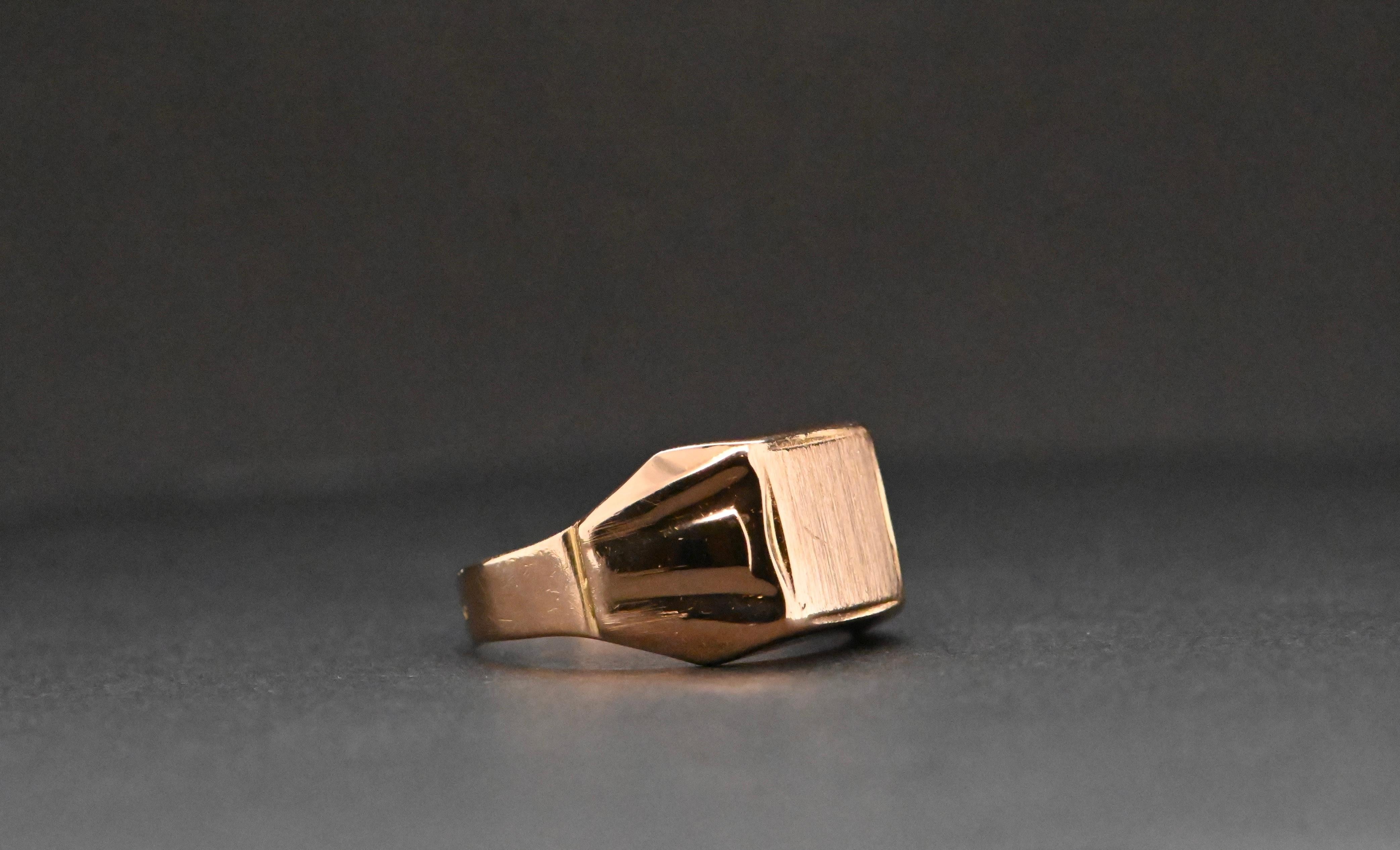 Siegelring aus 18 Karat Gold (Kunsthandwerker*in)