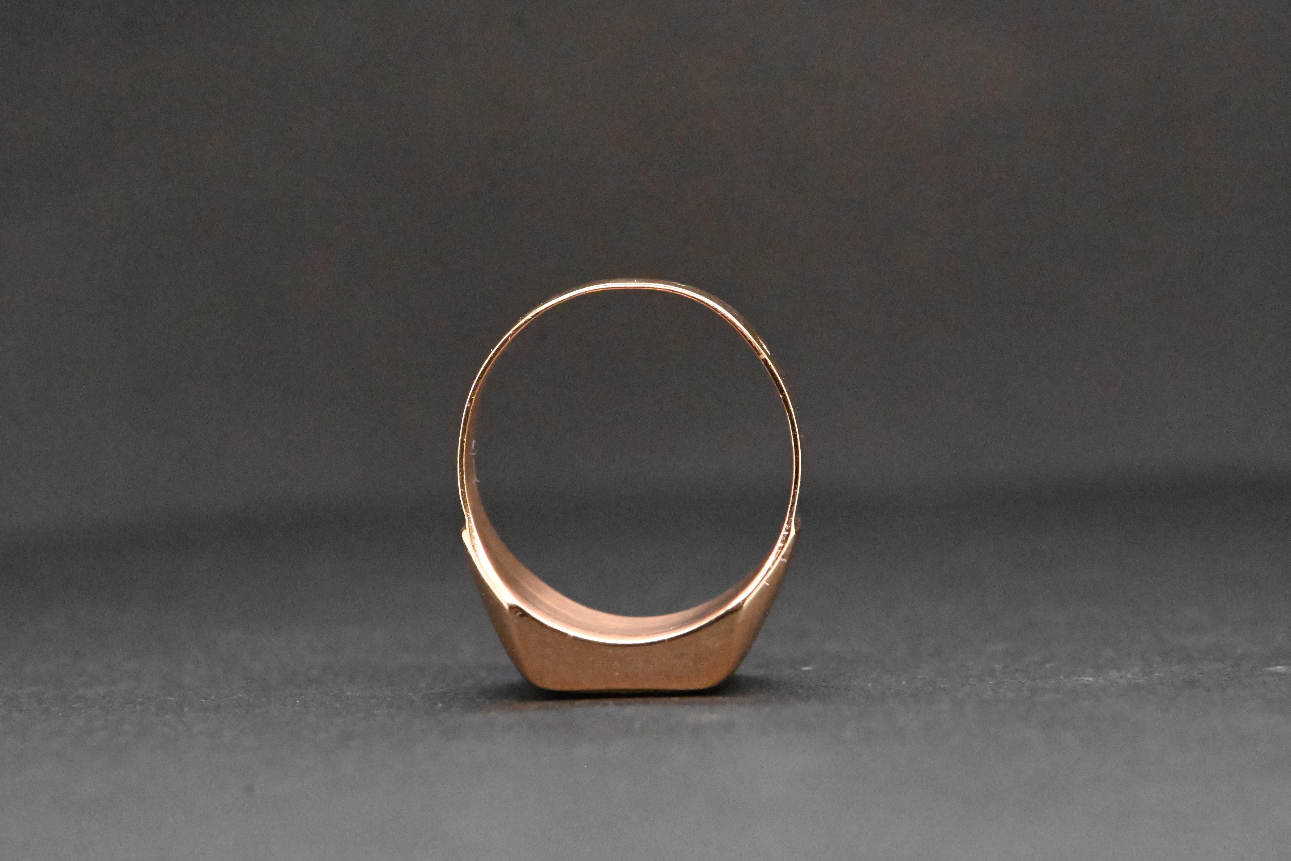 Siegelring aus 18 Karat Gold 1