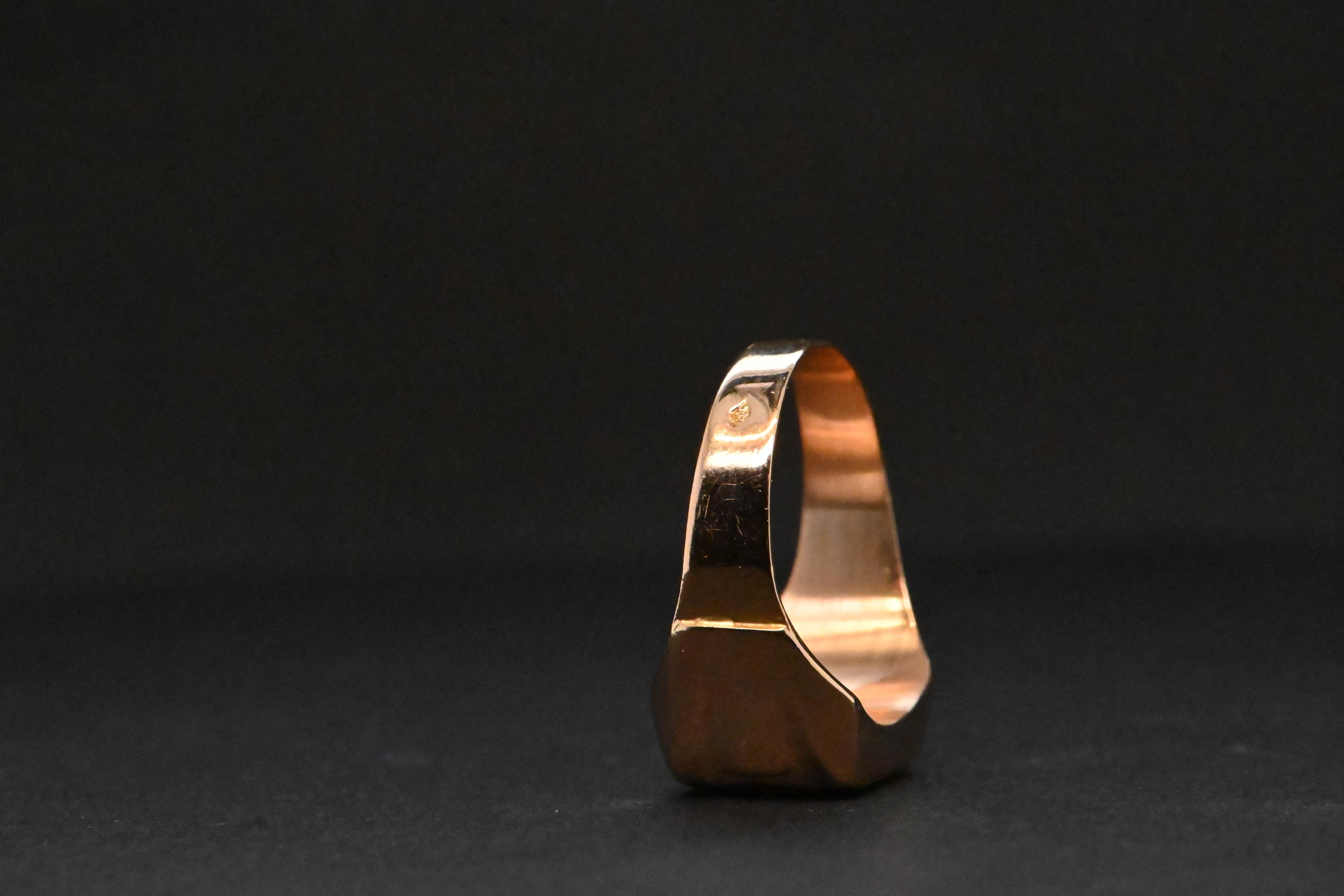 Siegelring aus 18 Karat Gold 2