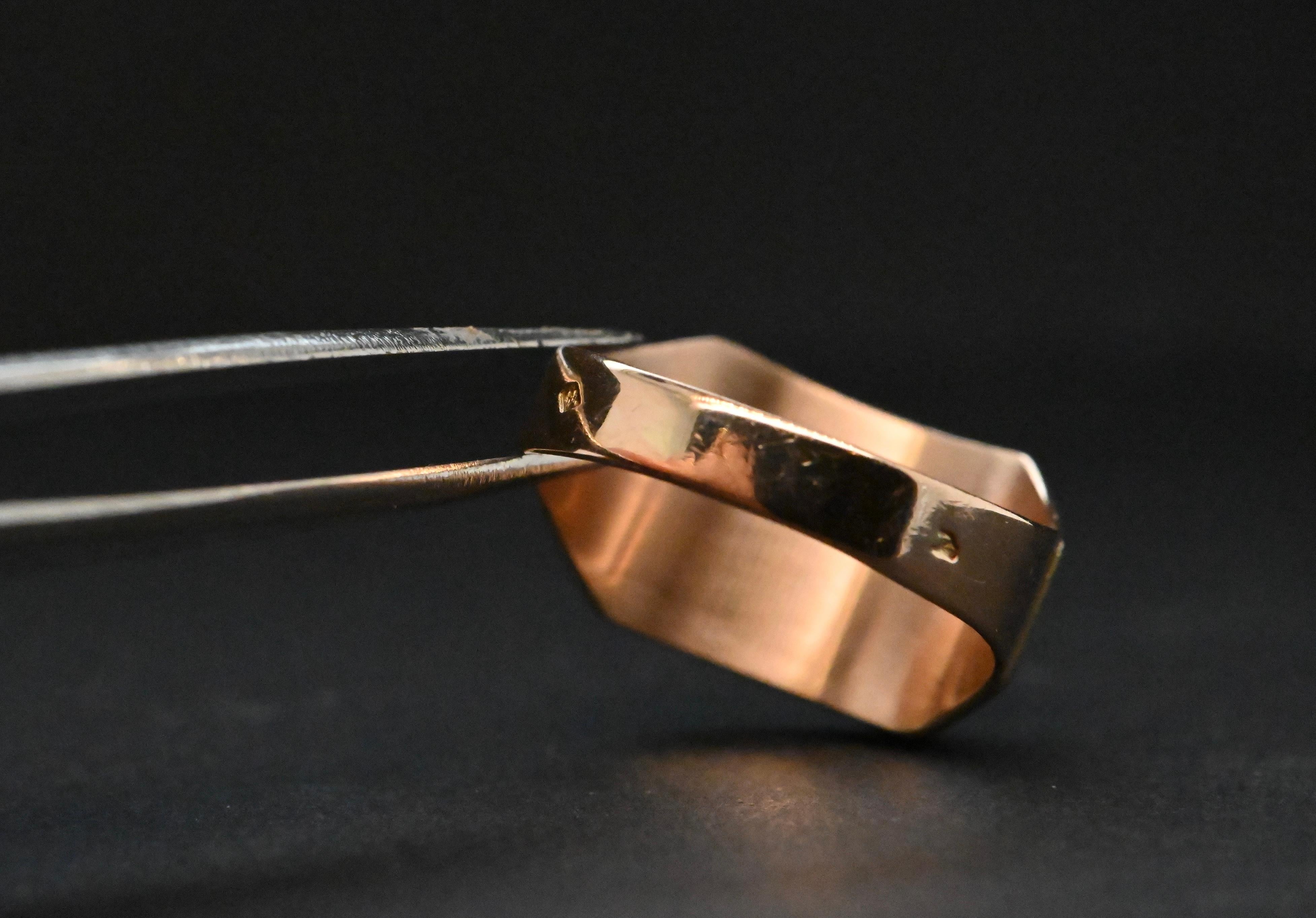 Siegelring aus 18 Karat Gold 4