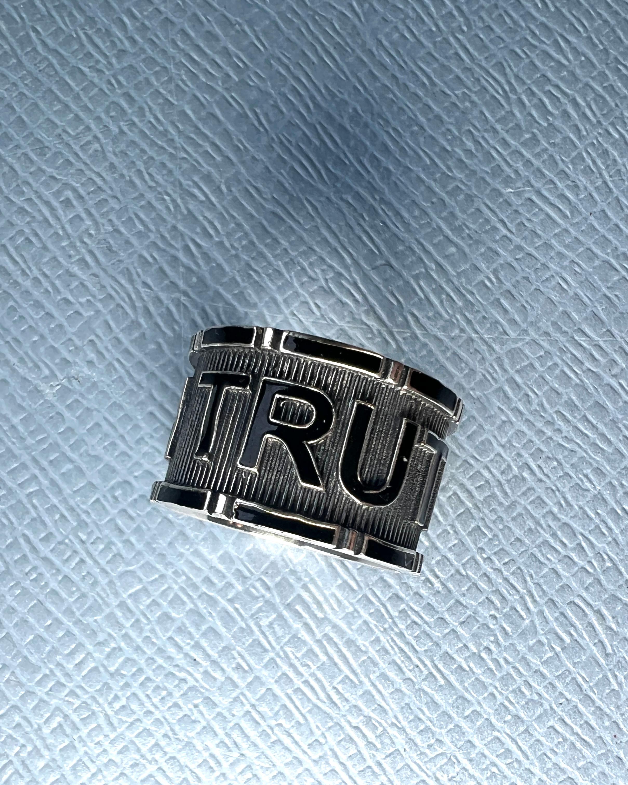 Anillo Signet Verdad Estilo Memento Mori Plata de Ley Victoriano en venta