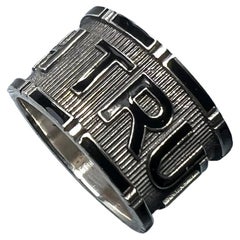 Siegelring Wahrheit Memento Mori Stil Sterling Silber